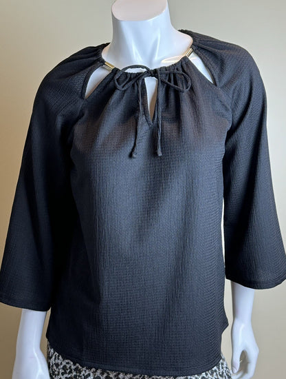 $110 Michael Kors Women’s Blouse Black Size XS Top.    (65)