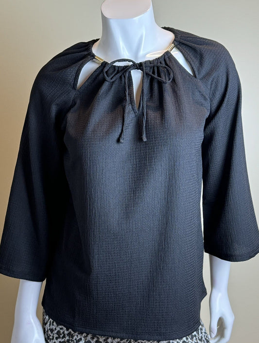 $110 Michael Kors Women’s Blouse Black Size XS Top.    (65)