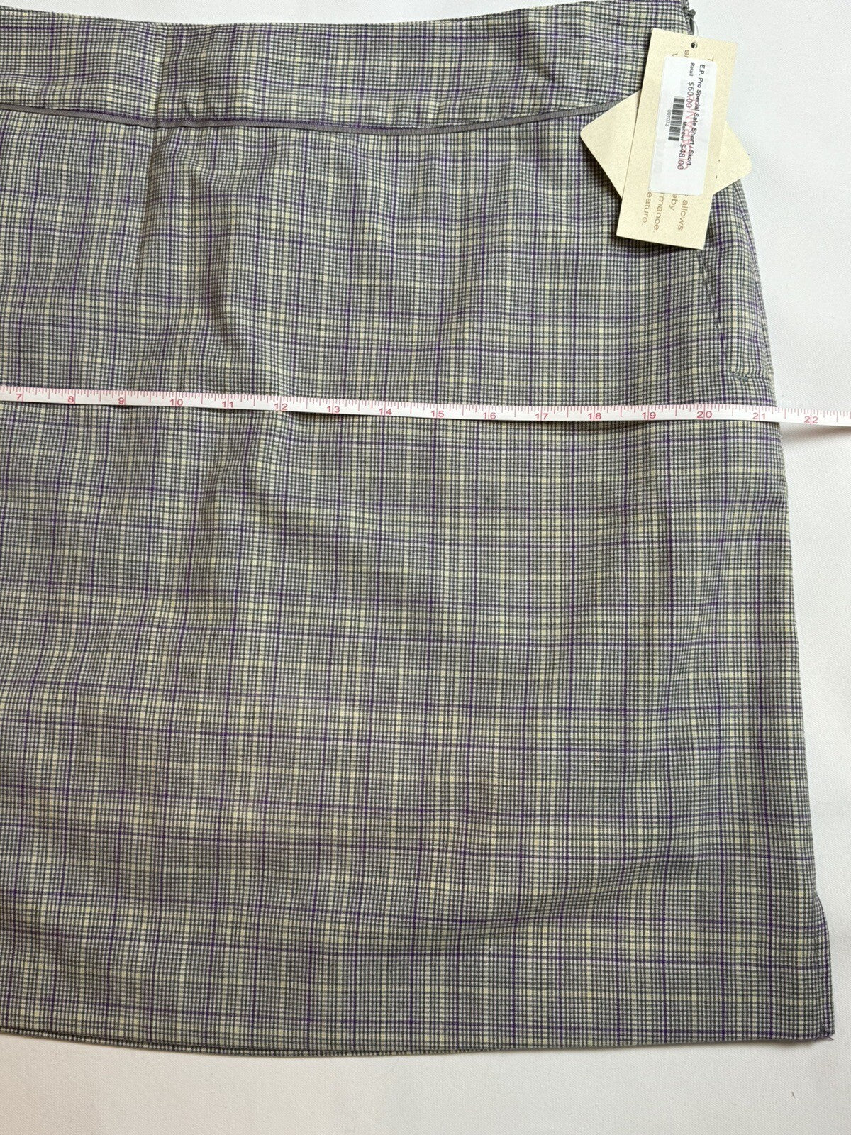 E.P PRO Women’s Golf SKIRT-Skort Purple and Gray Sz 14. (61)