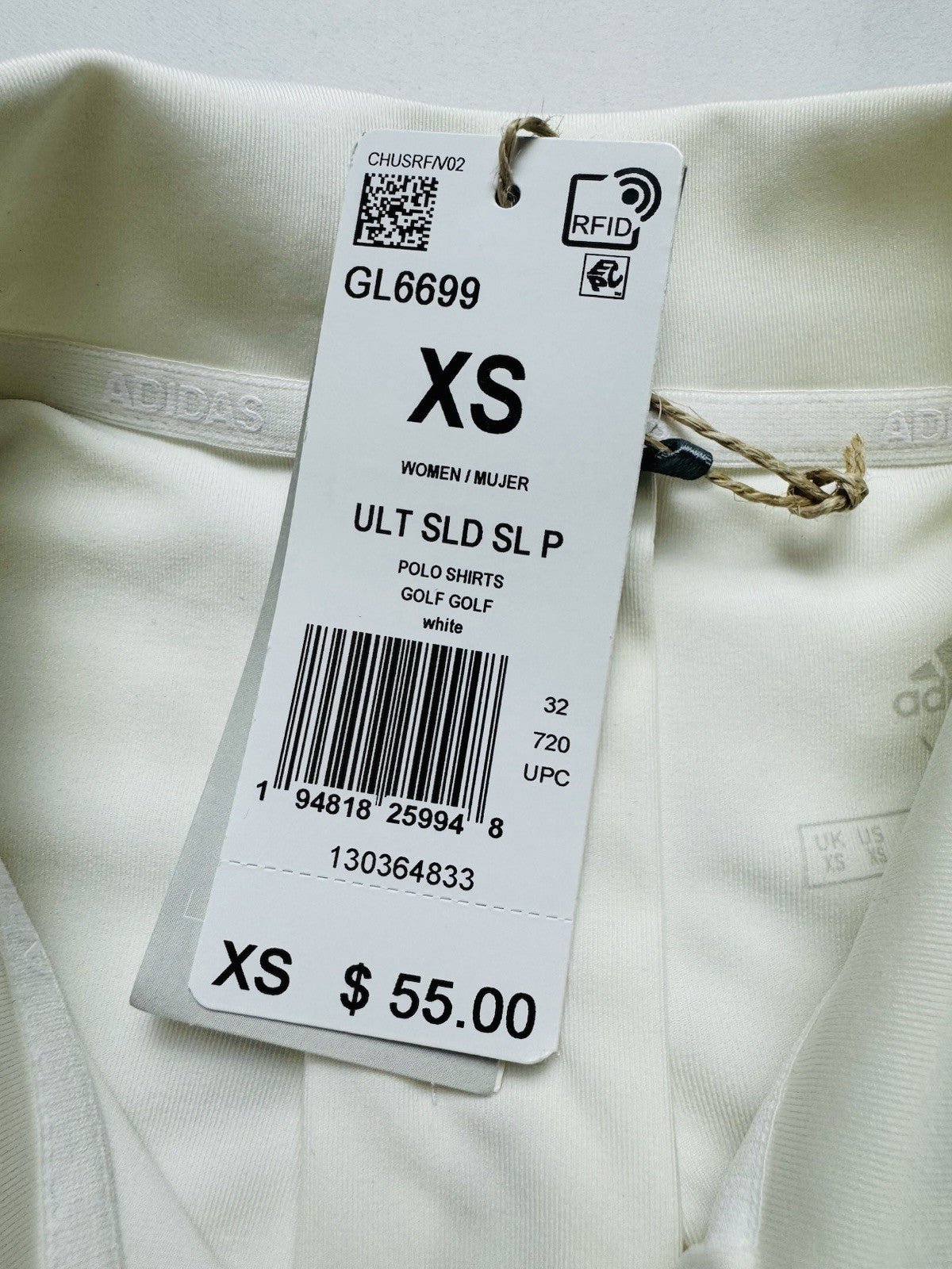 $55 Adidas Women’s Polo Golf Shirt Sz XS Climacool  (B.156)