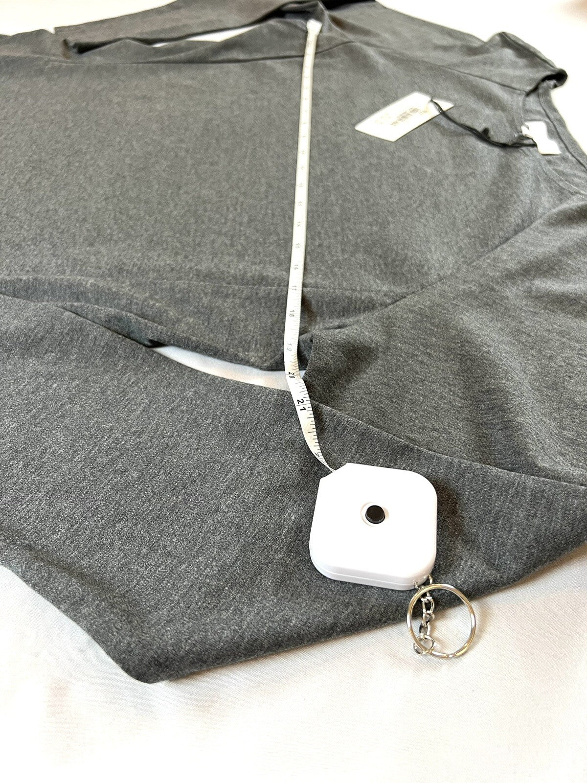 Symphony by A.F. Women’s Long Sleeve Dress Sz L Charcoal Gray MSRP $139