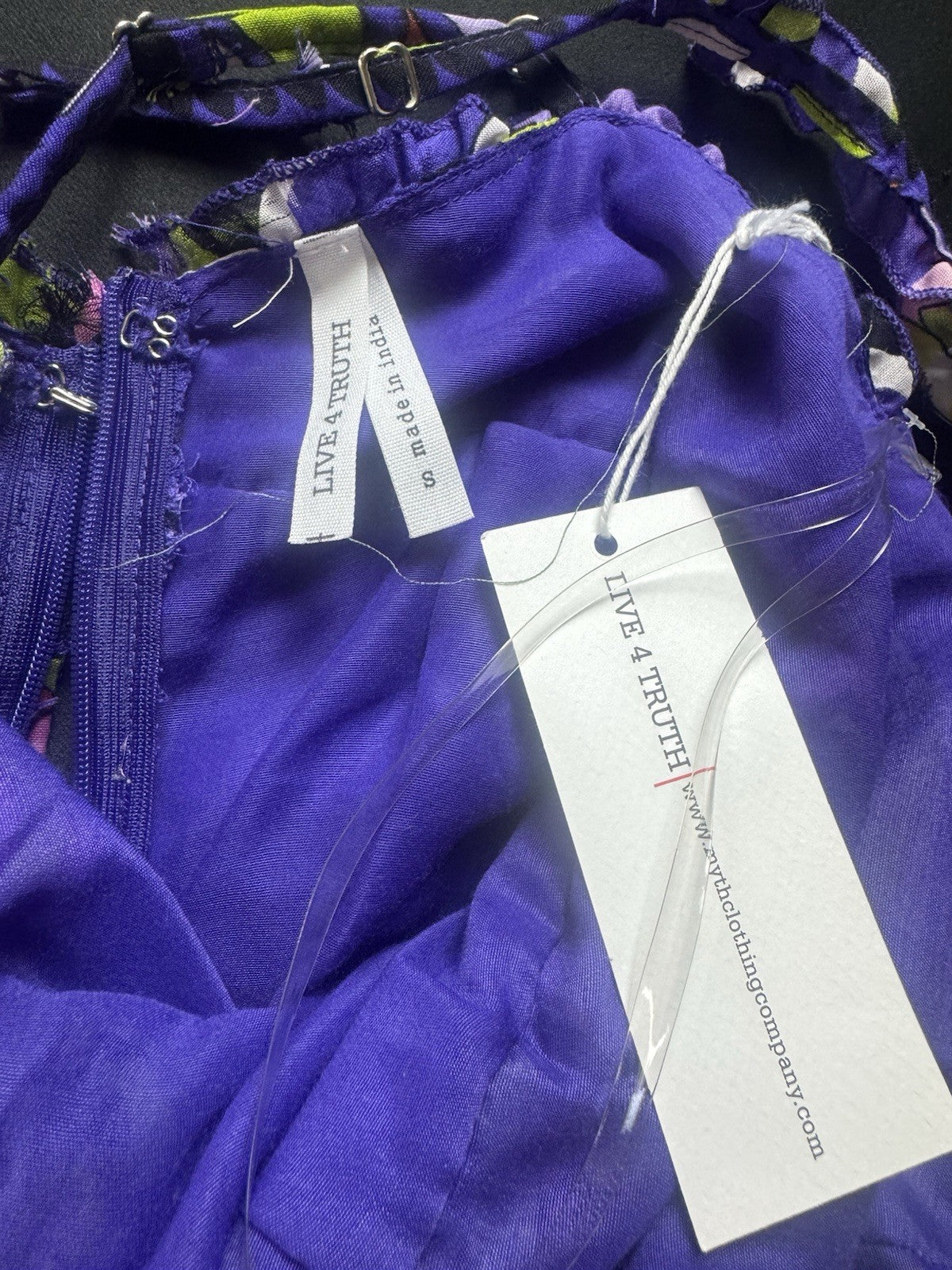 Live 4 Truth Multi Maxi Long Dress Sz S.     (B.159)