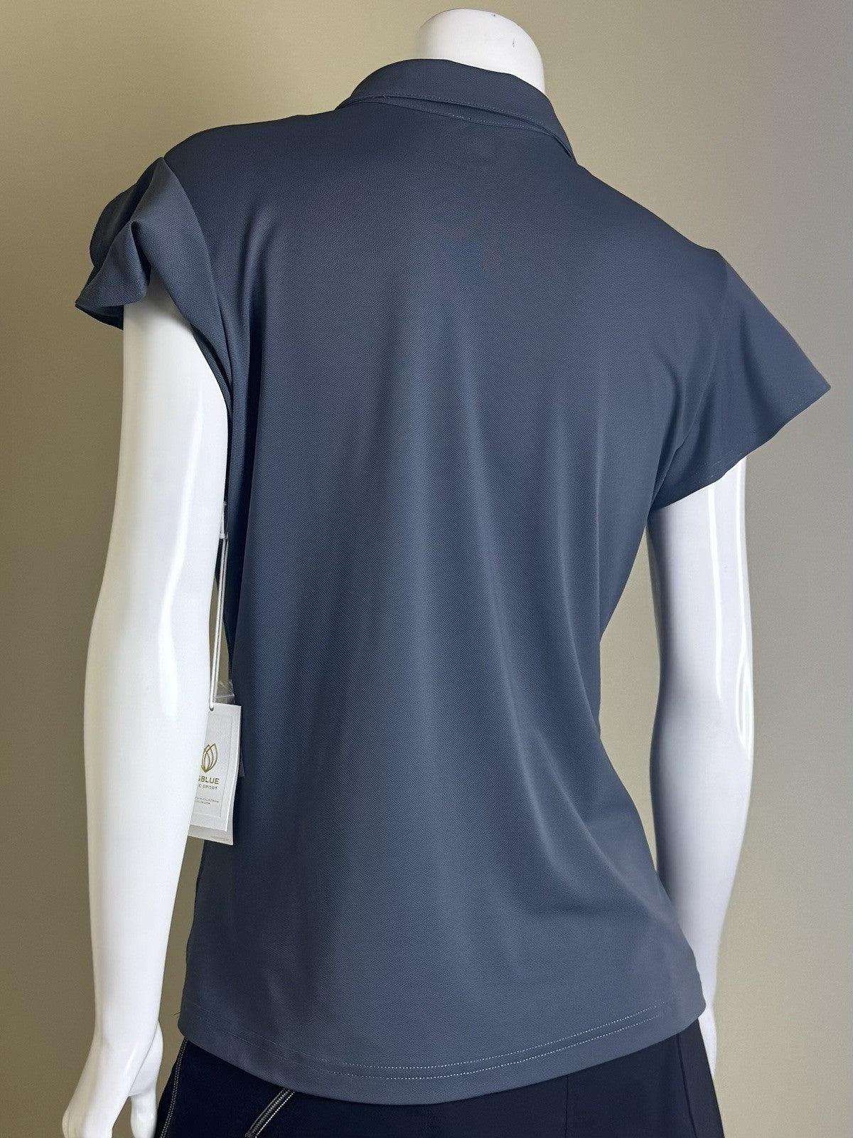 GG Blue Women's Golf Polo Shirt Sz L.    . (B.159)