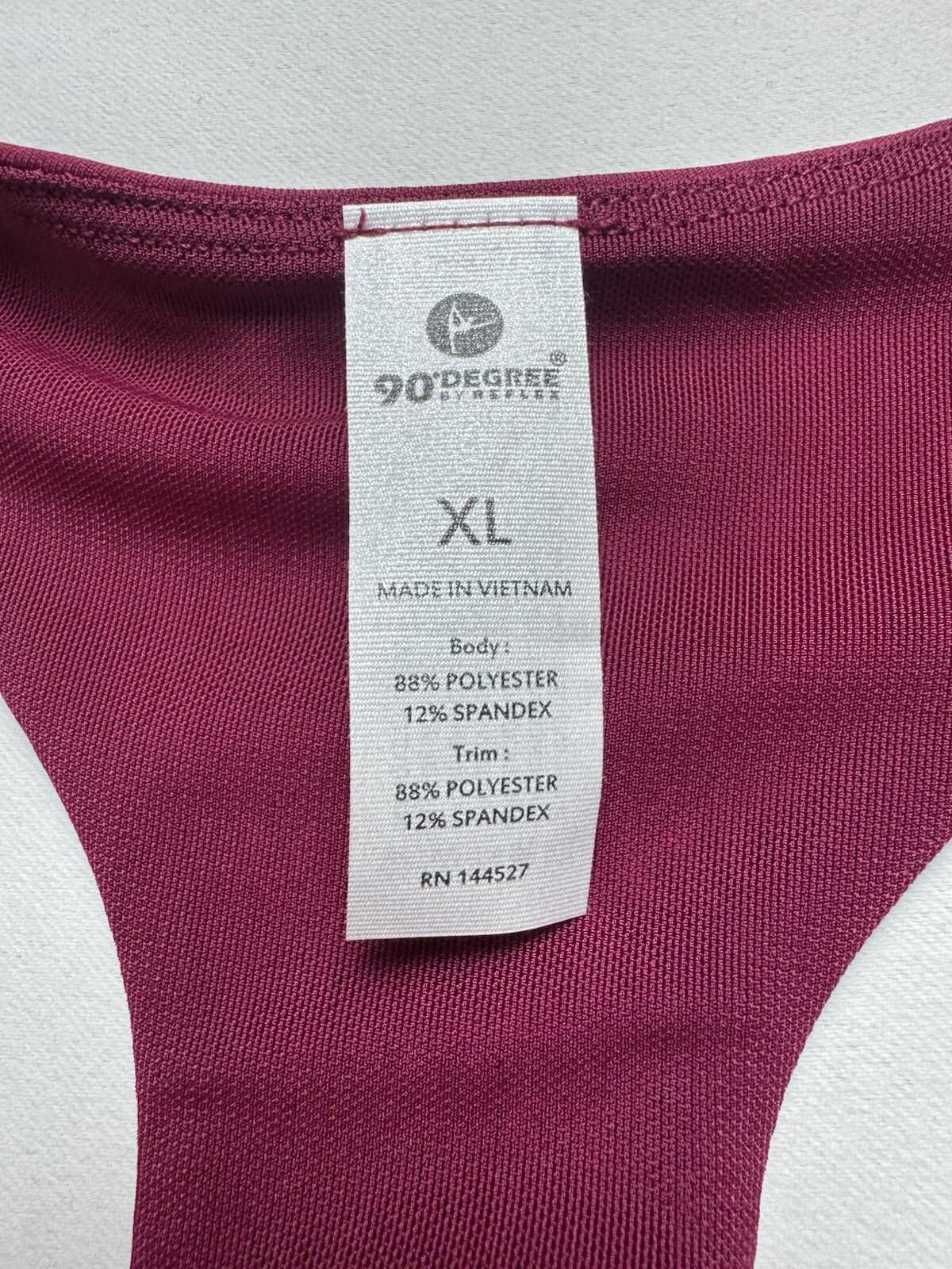 $88 90 Degree By Reflex Dress Built-in Bra. Sz XL. (B.142)