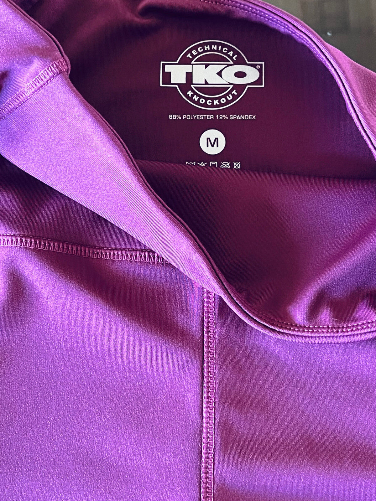 TKO Women’s Yoga Short Purple Size M