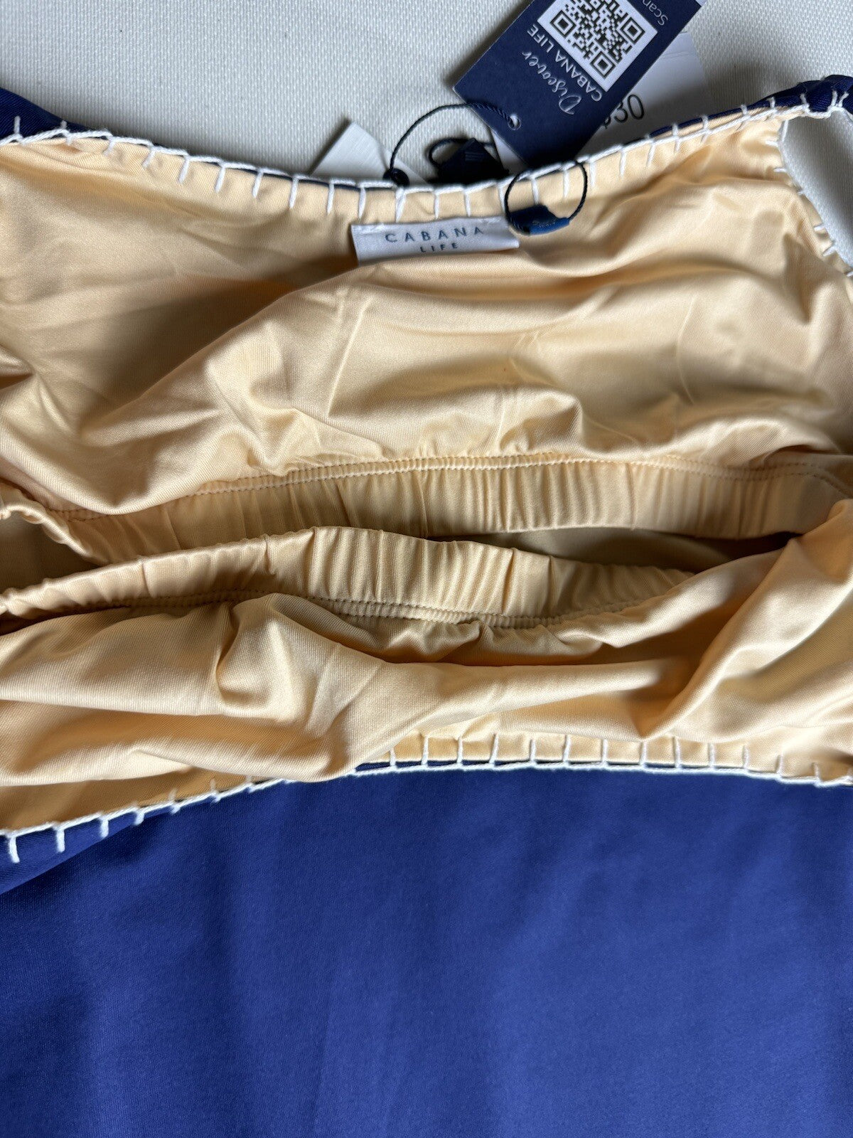 Cabana Life Sz S Active Sport Tank Dress Navy. (18)