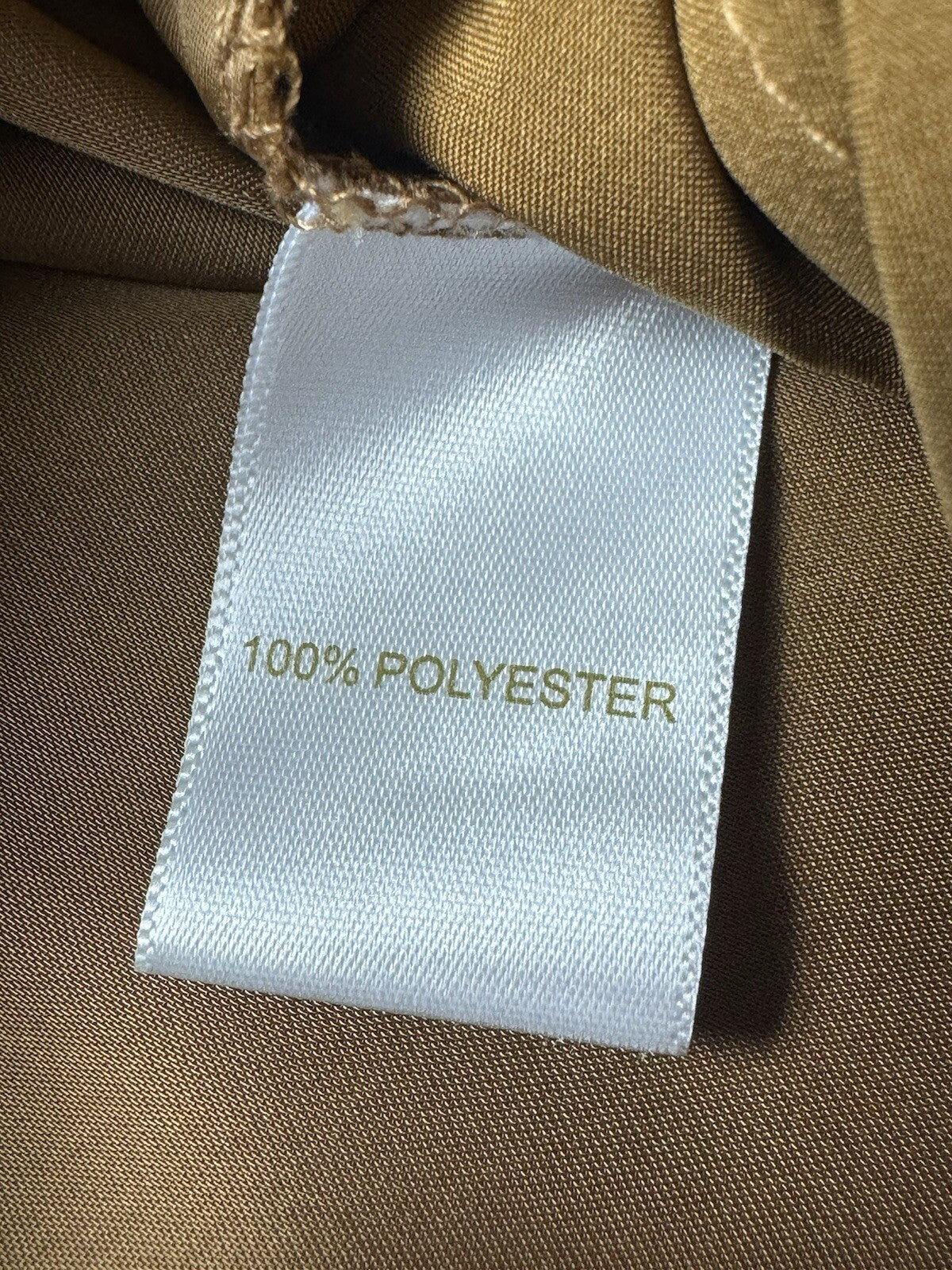 House Of Harlow SATIN Brown Size M PANTS WIDE LEG POCKETS. (B.148)