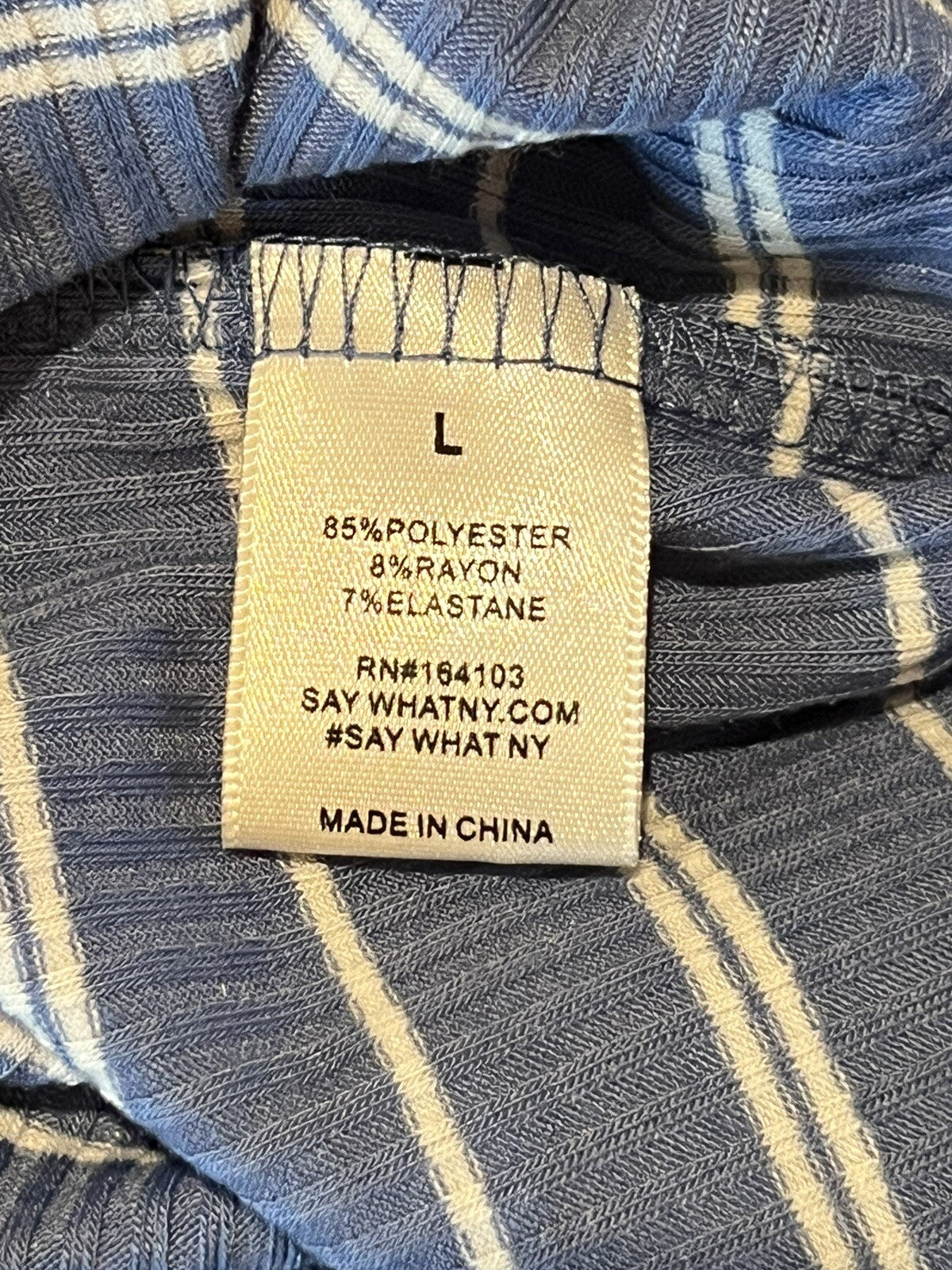 Say What Women's Striped long Bodycon Midi Dress Size L