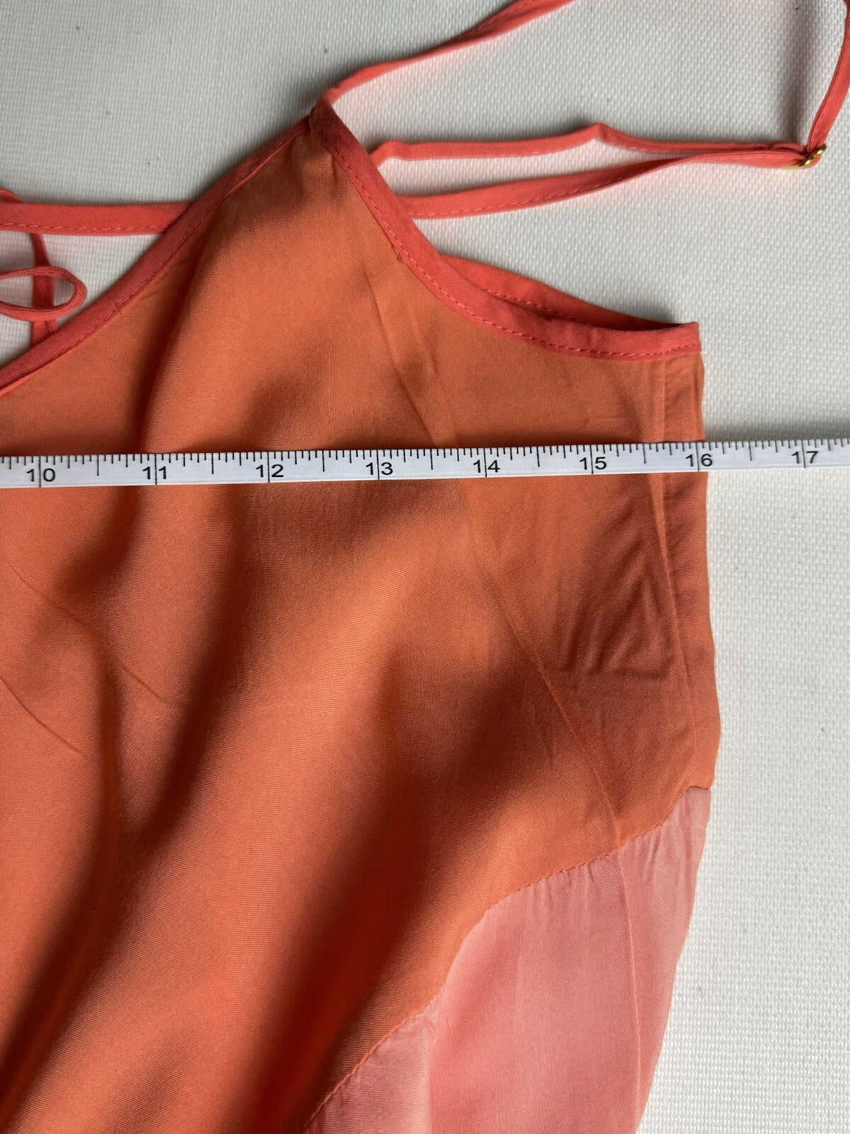 L*Space Leona Colorblock Maxi Sundress in Peche Punch Size S.  (74)