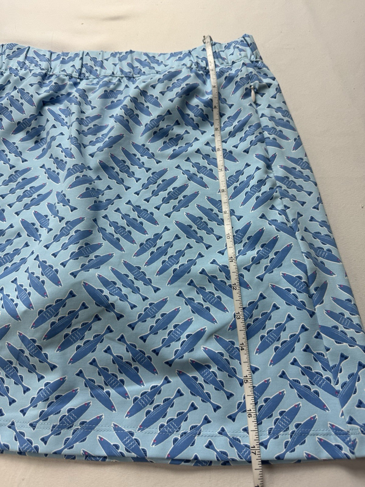 Sailor-Sailor Women’s Golf Tennis Fish Printed Skirt Size M.     (B.158)