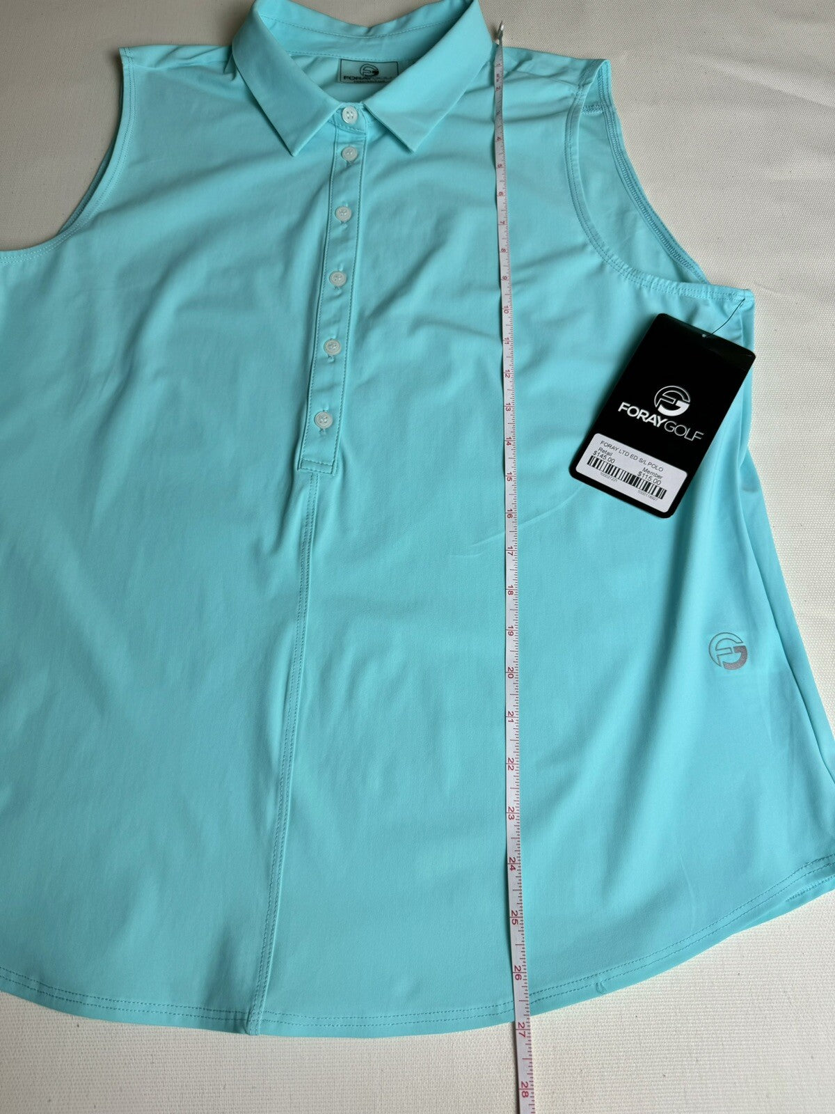 Foray Golf Womens Size L Sleeveless Golf Polo Shirt.    (B.160)