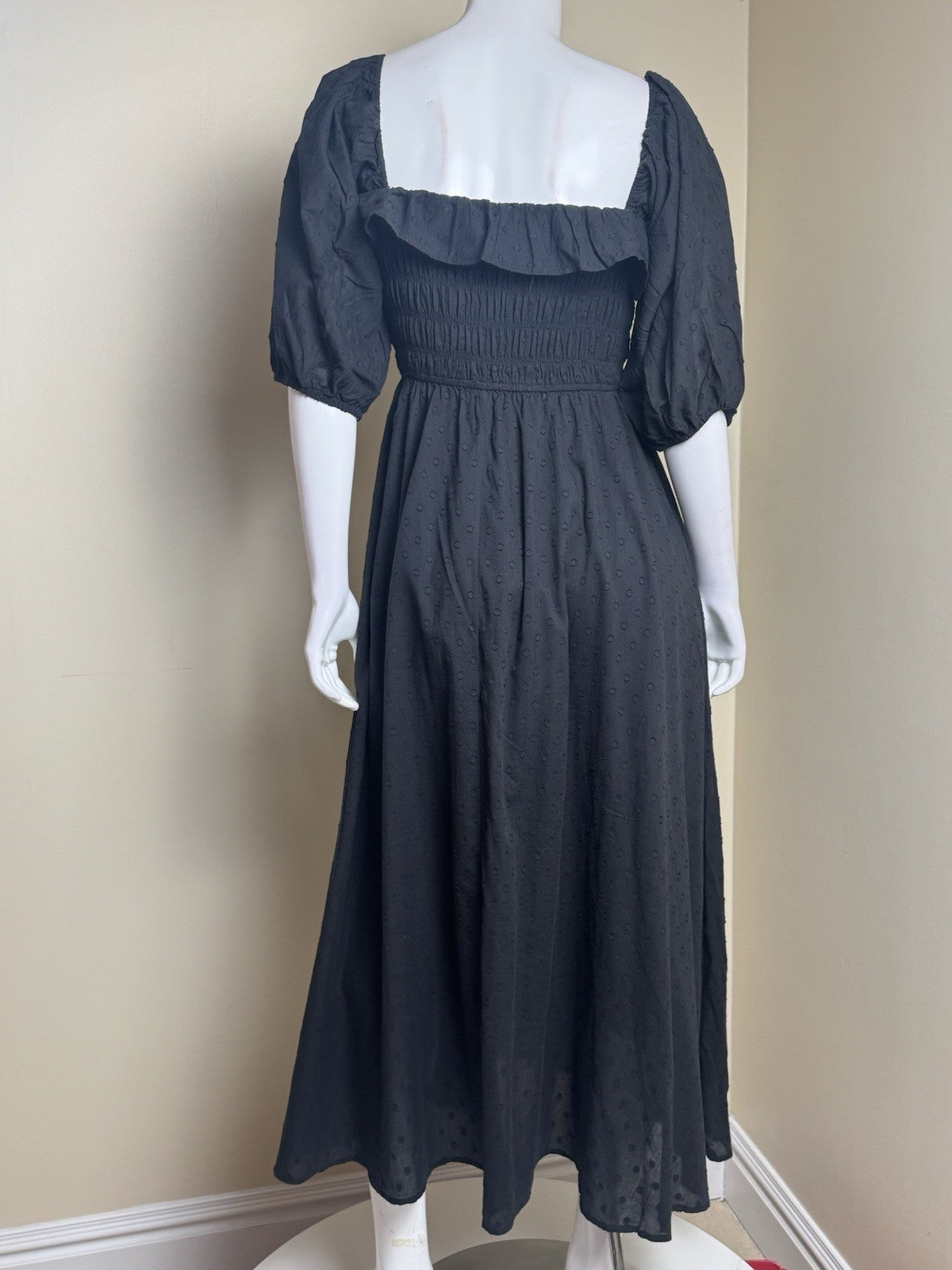 R Vivimos Women Black Maxi Dress Sz M. (B.168)