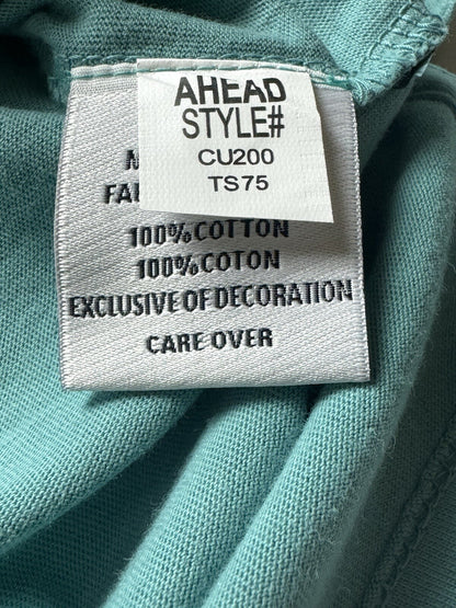 Ahead Women’s T Shirt (Round Hill Club Printed) 100% Cotton Sz M.  (B.05)