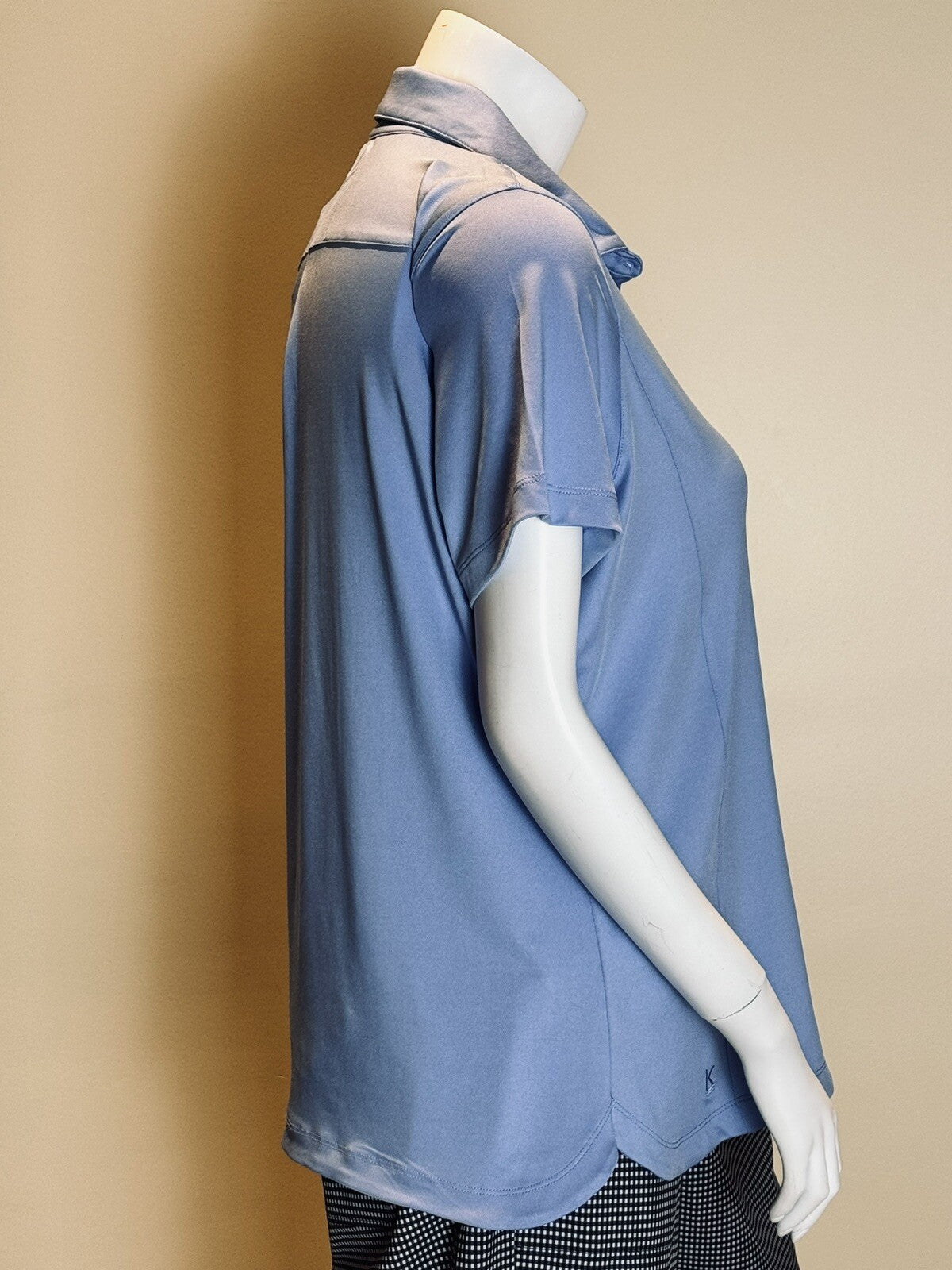 Kate Lord Women’s Size 2XL Short Sleeve Polo Golf Shirt Blue.    (B.53)