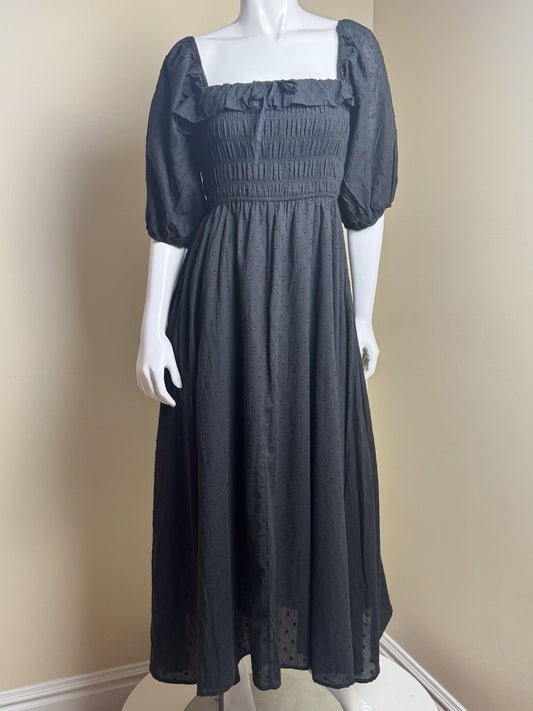 R Vivimos Women Black Maxi Dress Sz M. (B.168)
