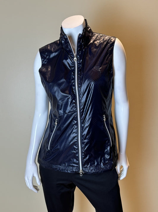 Golfino Women ‘s Golf Vest Navy Sz 10.  (61)