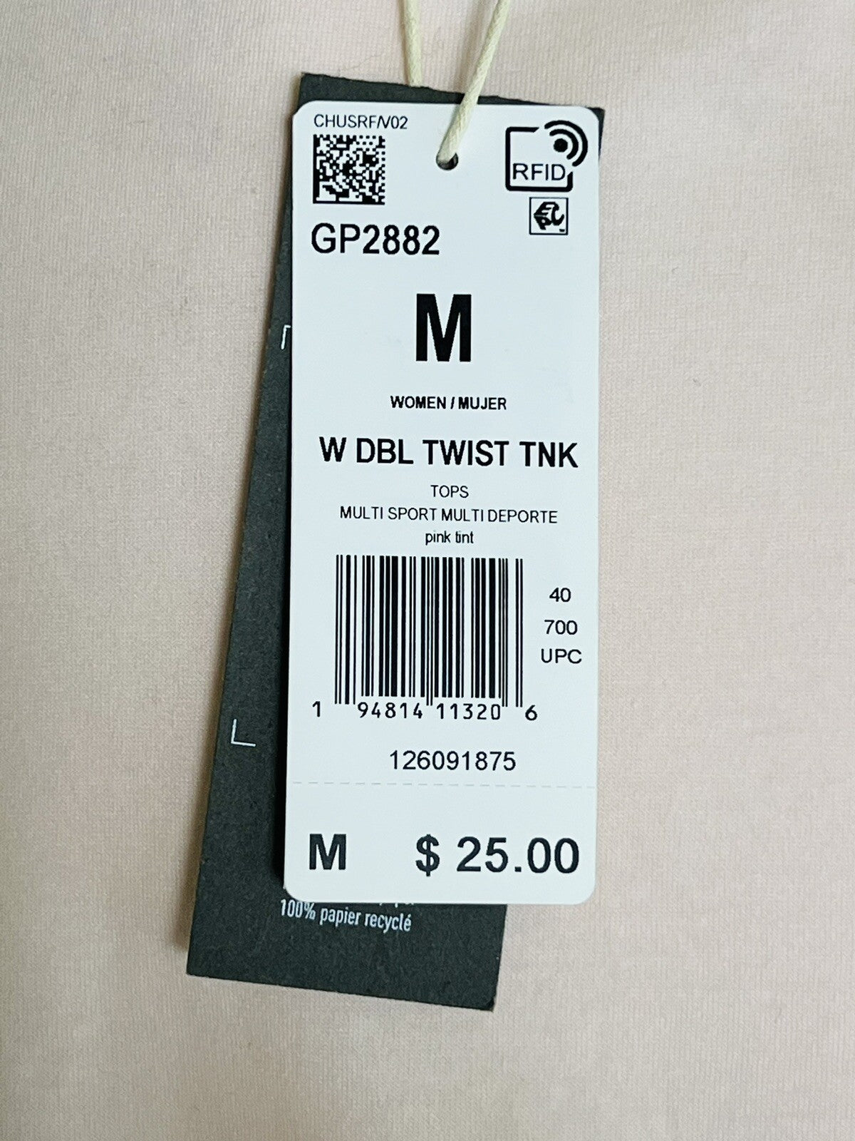 Adidas Golf Women's Tank Top Golf Shirt Pink Sz M (B.04)