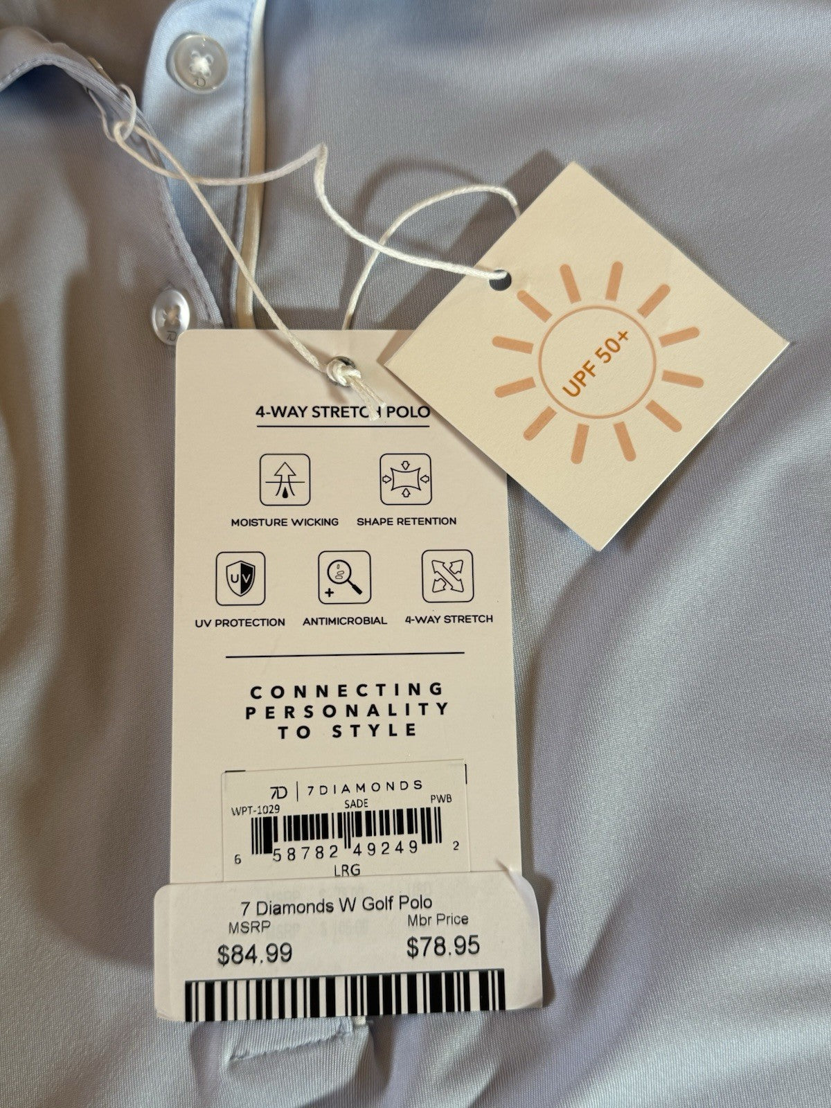 7 Diamonds Women’s Long Sleeve Shirt Size L     (B.167)