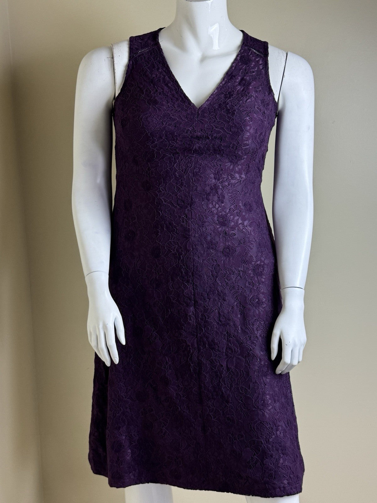 $134 Tommy Hilfiger Women’s Fit & Flared Lace Dress Sz 12   (B.99)