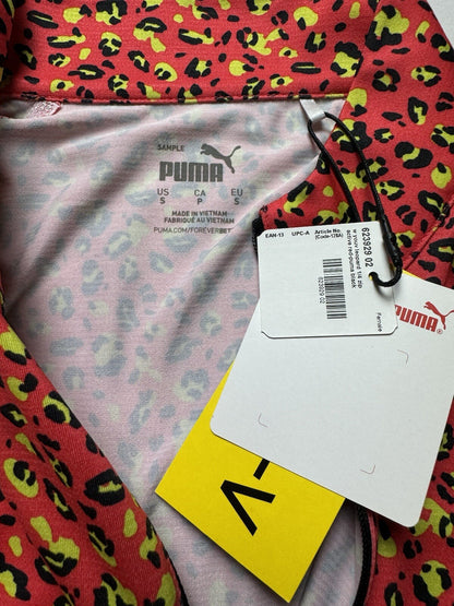Puma Women's Leopard Print Sweatshirt Size S.   (B.110/1)