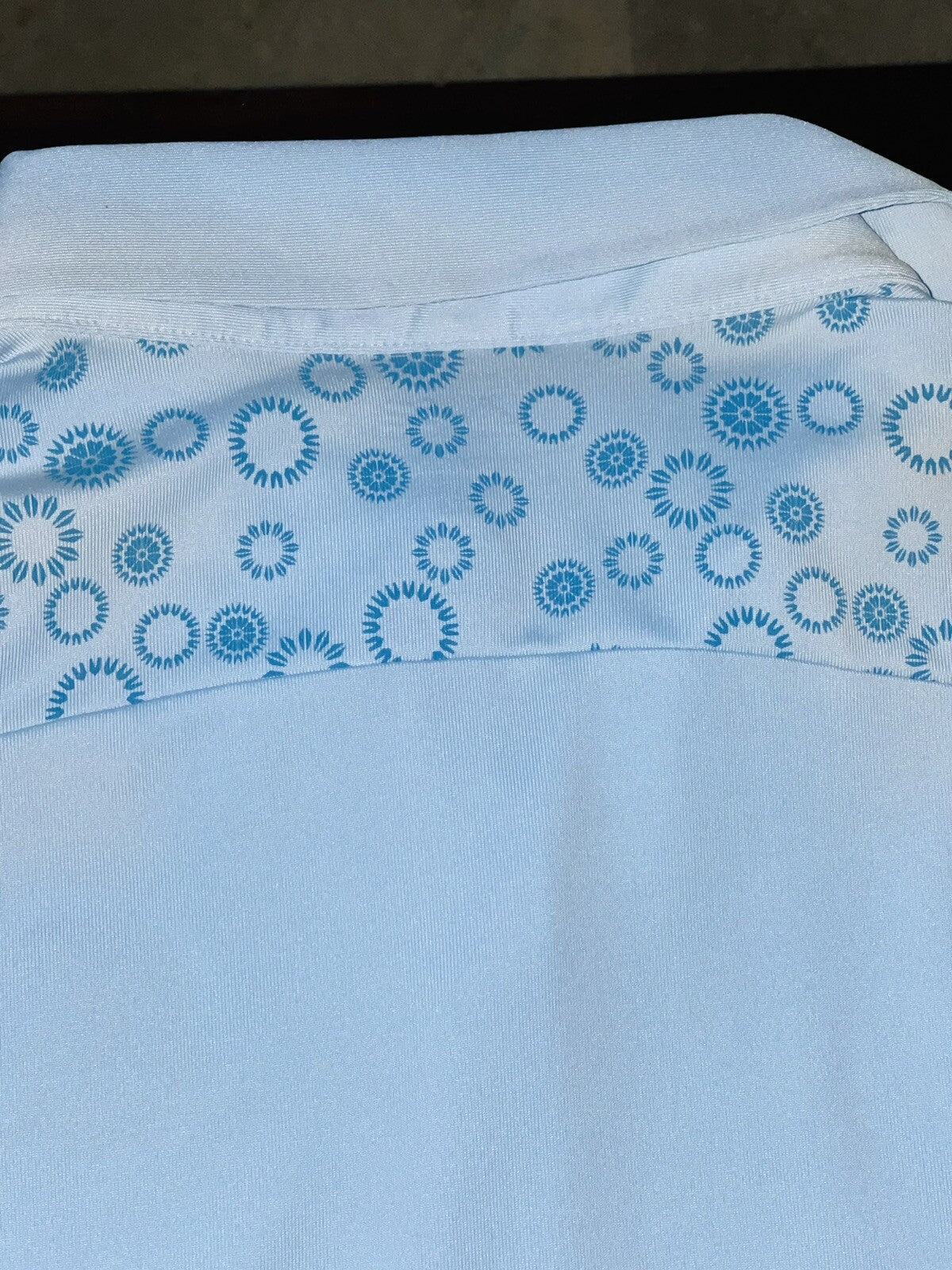 ADIDAS Women's Polo Shirt Blue Sleeveless Sz M (16)