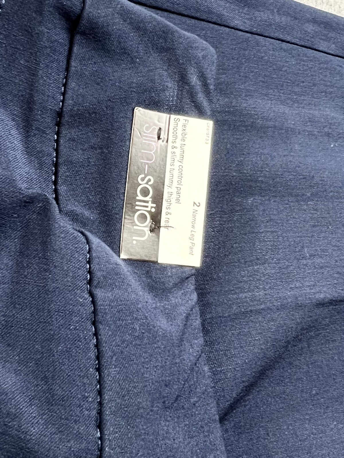 Slim Sation Women’s Golf Pants Navy Size 2