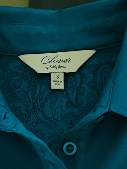 Clover MountainTop Women's Golf Polo Green Shirt Sz S    (16)