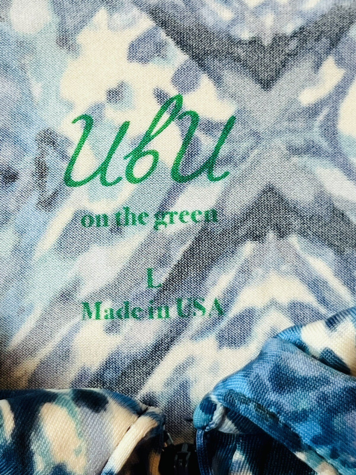 UBU ON THE GREEN Women’s Long Sleeves Golf Shirt Size L Blue (10)