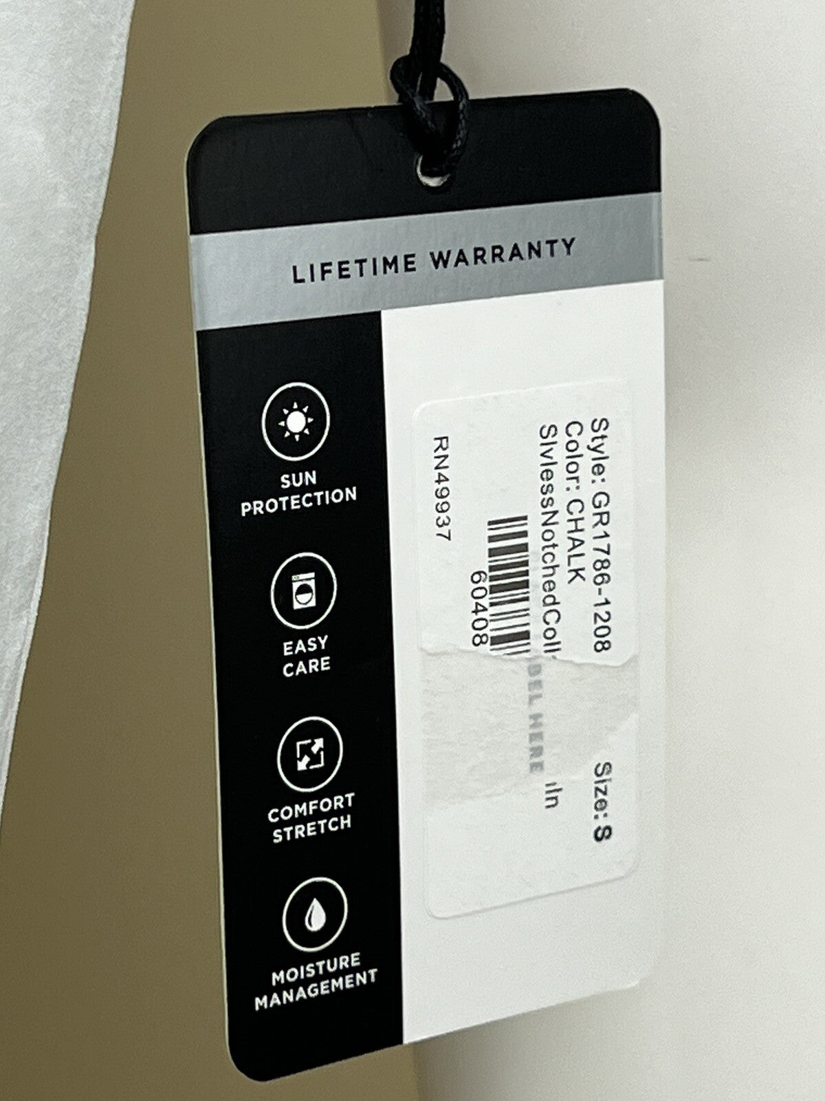 Tail Women's Golf Shirt White Short Sleeve Size S (B.13)