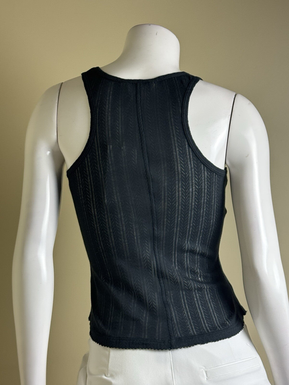 $98 SOFT JOIE MILEY Black TANK TOP Sz XS. (B.134)