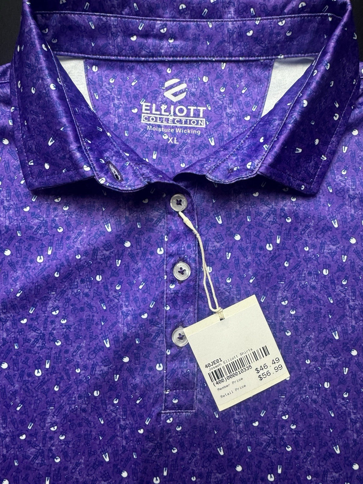 Elliott Collection Women’s Golf Polo Shirt Size XL.      (B.159)