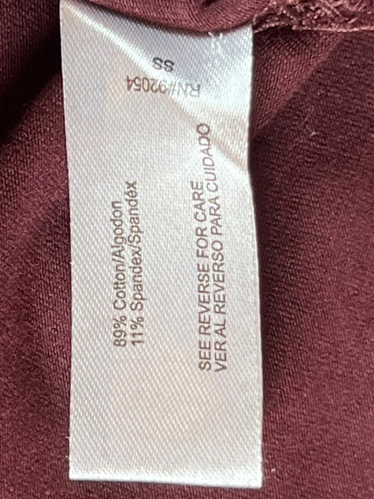 By Design Women’s Long Sleeve Stretch Sweatshirt Size S Marron