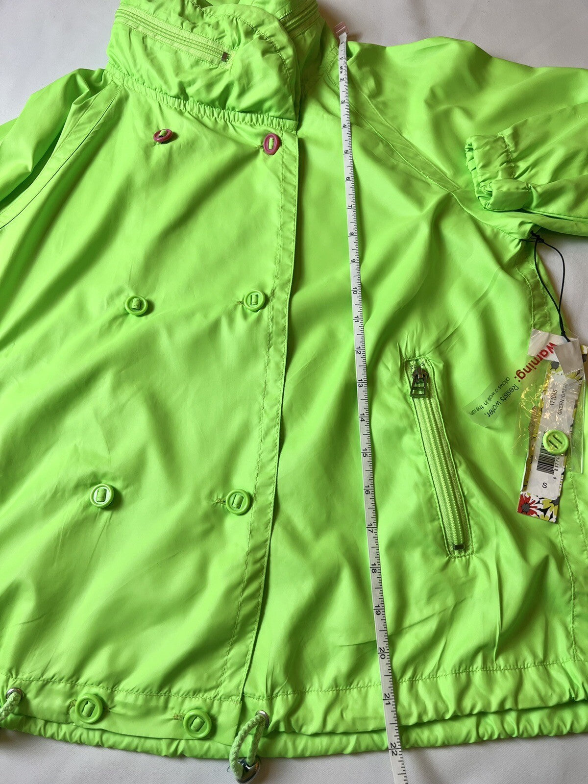 UBU Pack Your Personality Women’s Jacket Neon Green Sz S Coat (11)