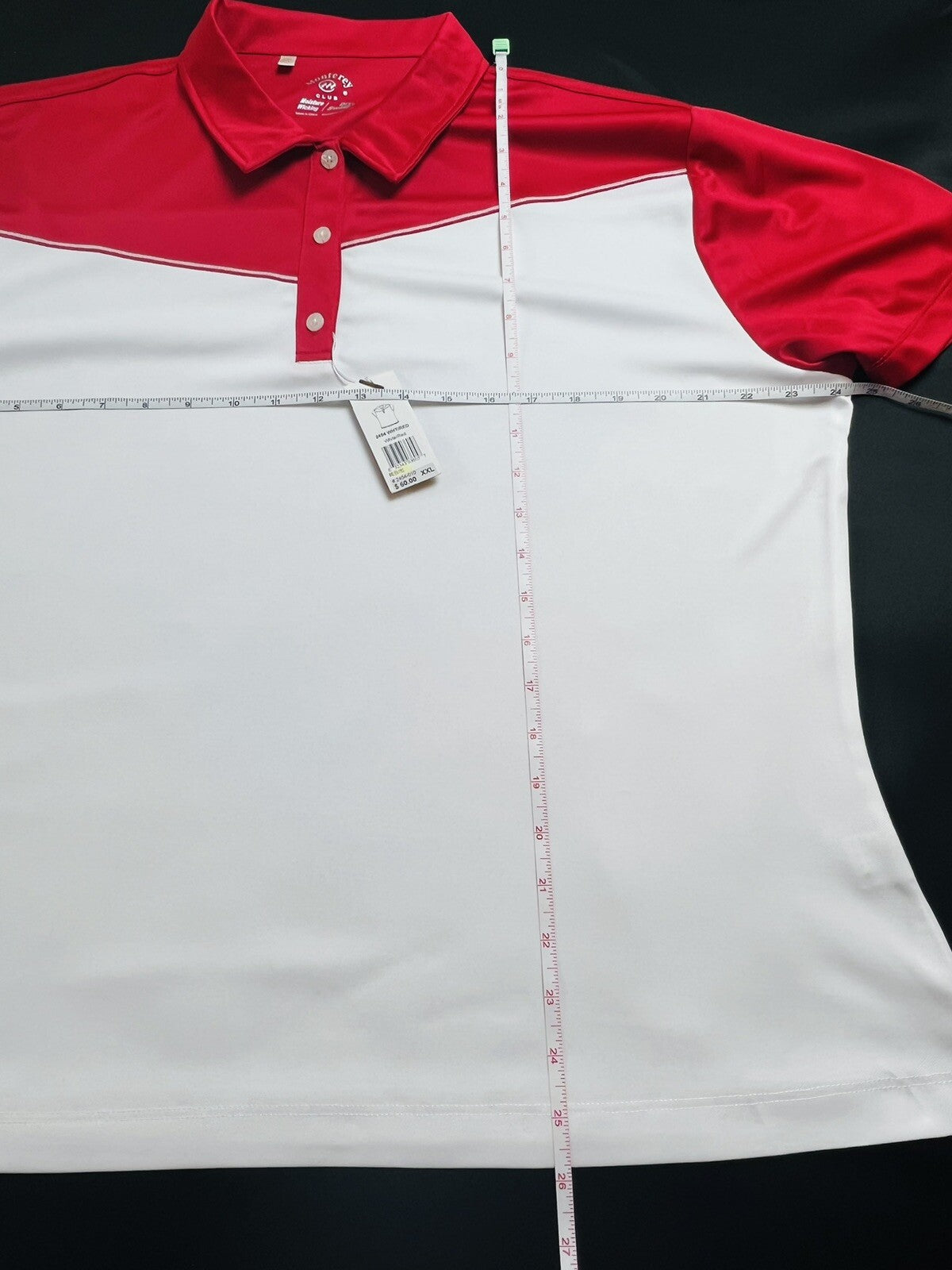 Monterey Club Women's Golf Shirt Sz XXL Short Sleeve Top (13)