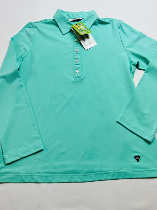 Walter Genuin Women's Green Sweatshirt Golf  Top Sz 2XL