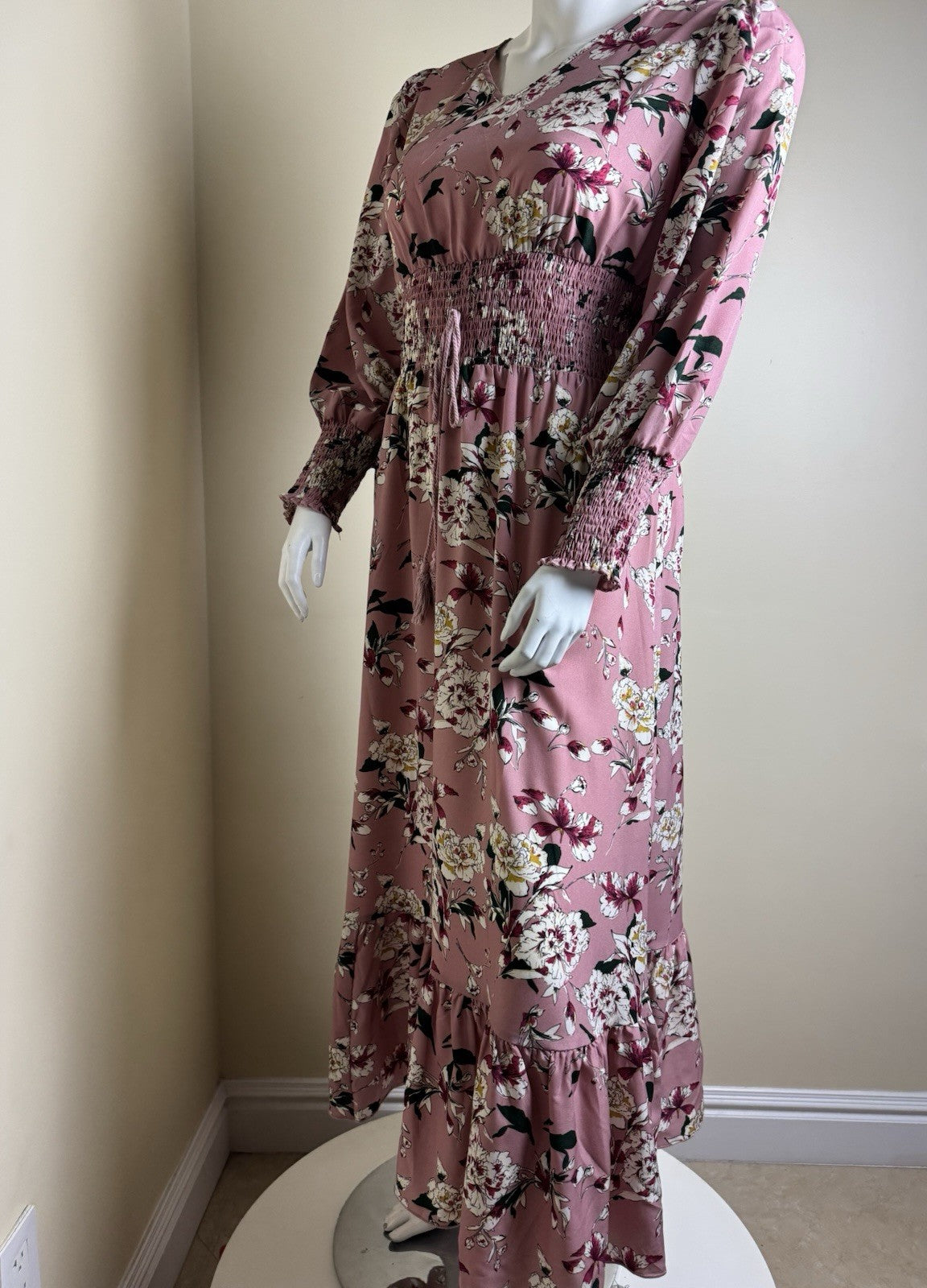 Women's Multi Floral Dress Sz XL       (B.168)
