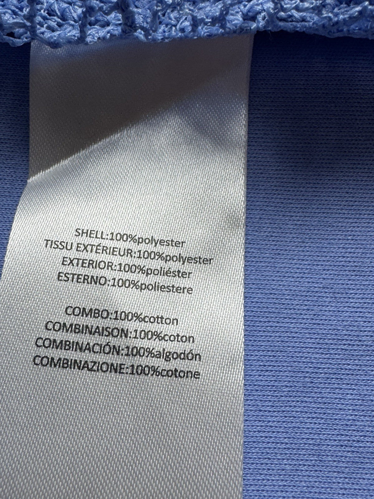 $99 Isaac Mizrahi Lace Open Front Cardigan Blue Size S.     (B.172)