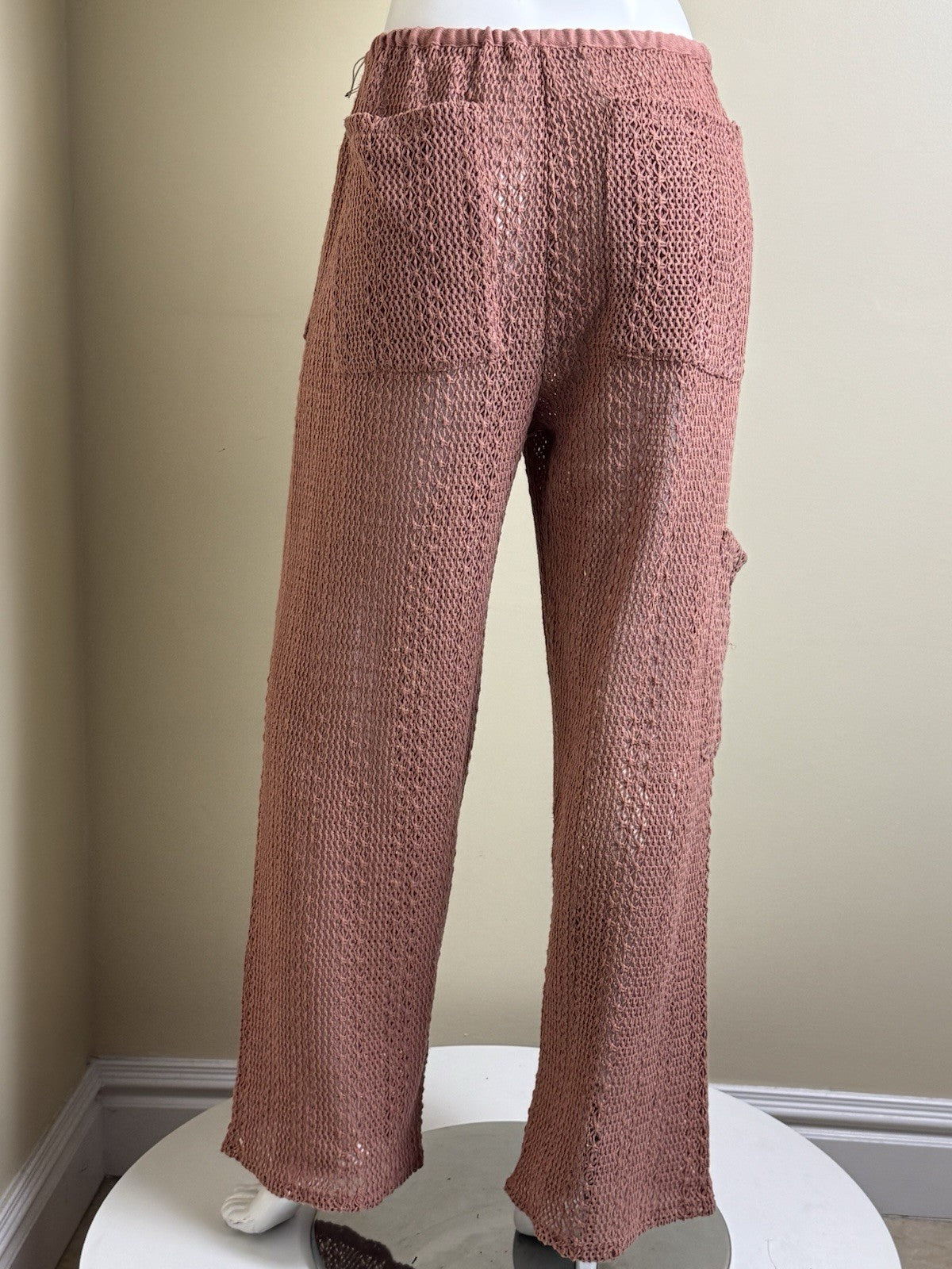 &148 Splendid Finley Crochet  Cargo Pant Women's Sz L  (B.134)