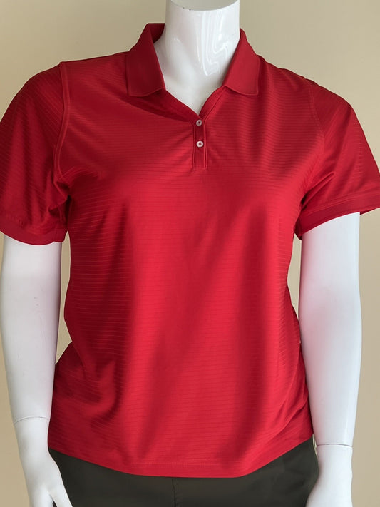 NORTH RIDGE Women’s Golf Shirt Red Top Sz XL           (50)