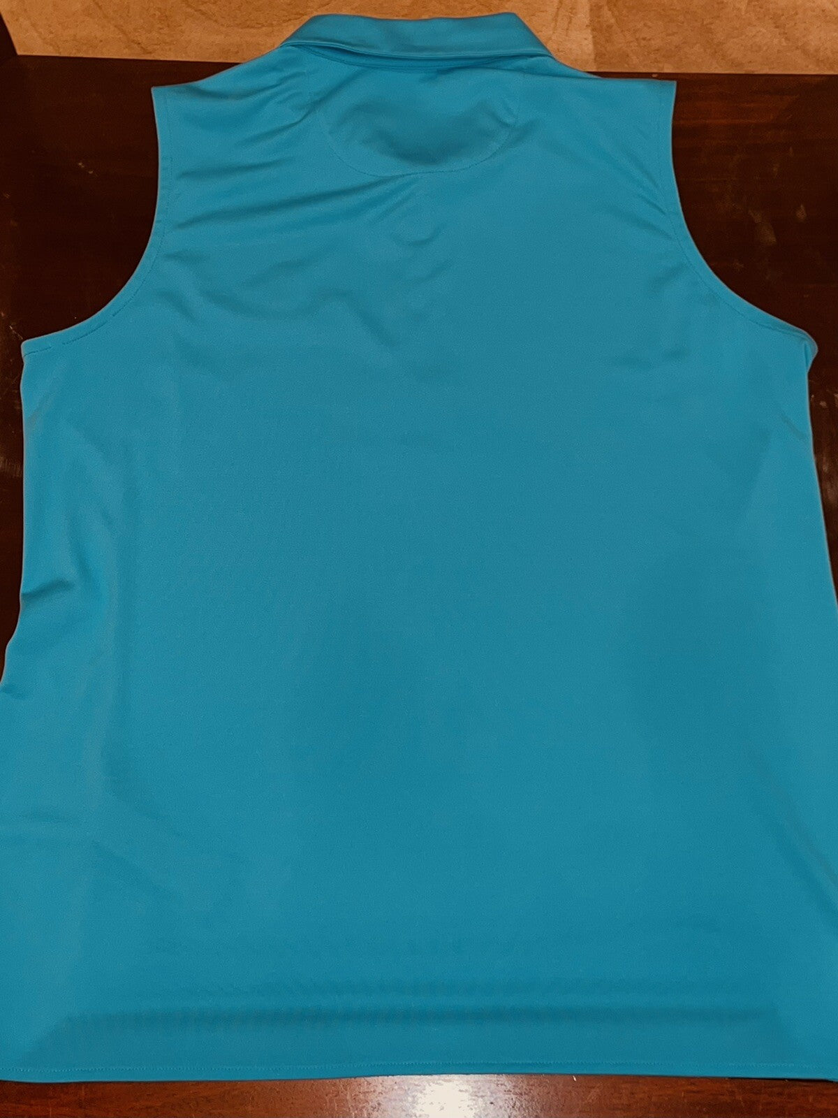 E.P Pro Tour Tech Women’s Top Golf Polo Shirt Sz L Blue (16)