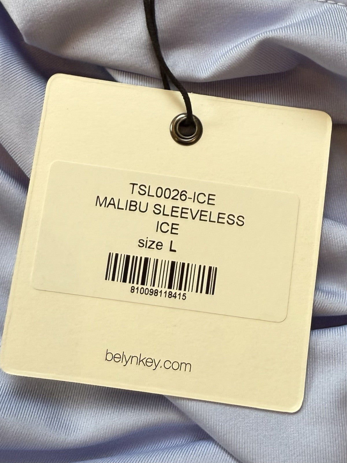 BELYN KEY Women’s Golf Shirt Sz L.    (B.167)