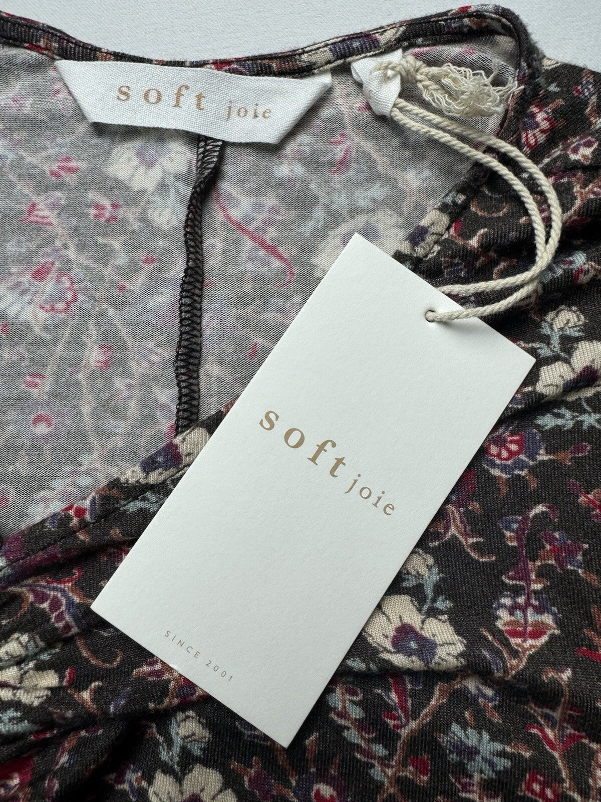 SOFT Joie MARIGOLD Long Floral Dress Sz S. (B.55)