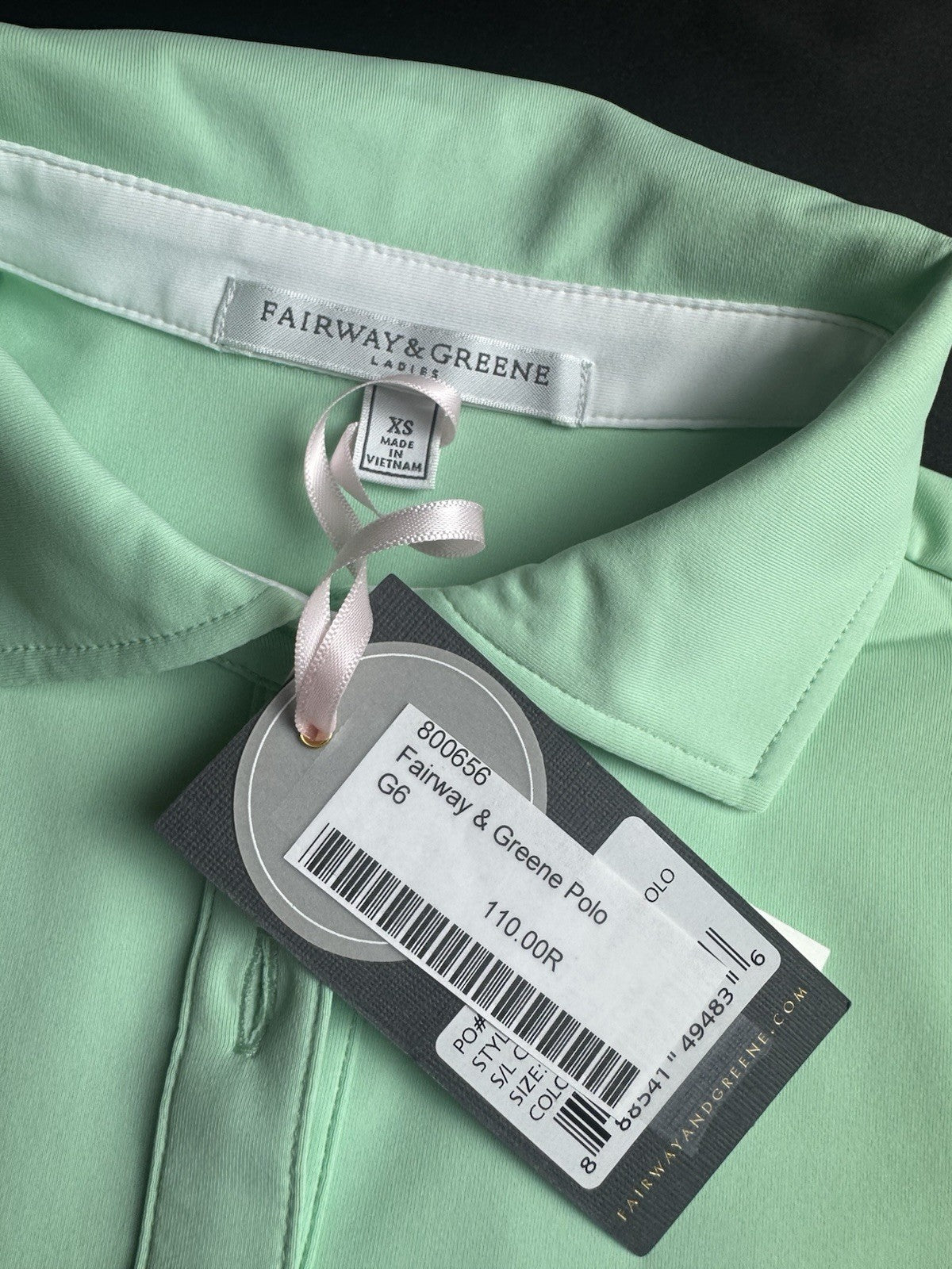 Fairway & Greene Women's Golf Polo Shirt Sz XS    (B.162)