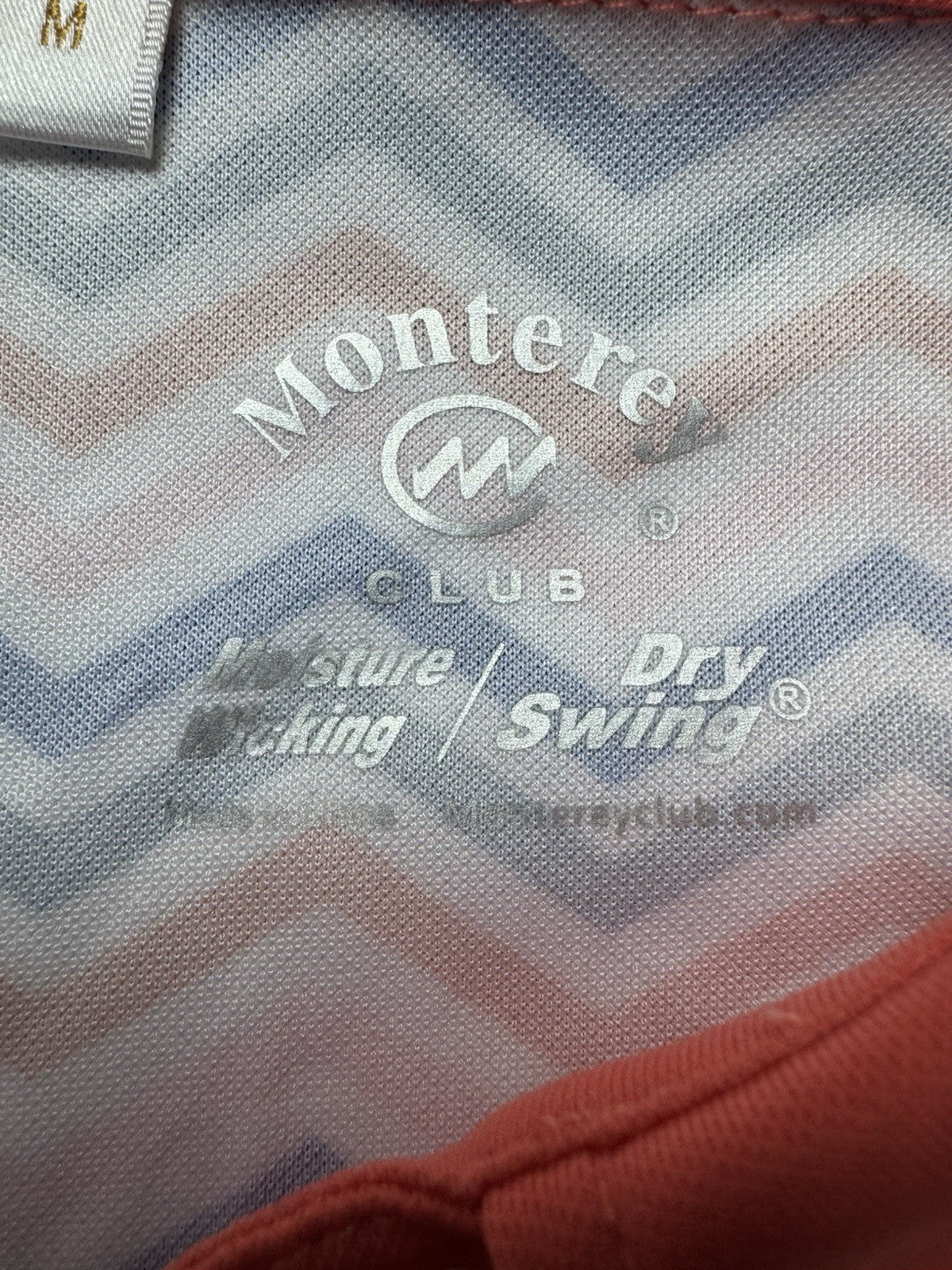$60 Monterey Club Women's Golf Shirt Sz M. (B.157)