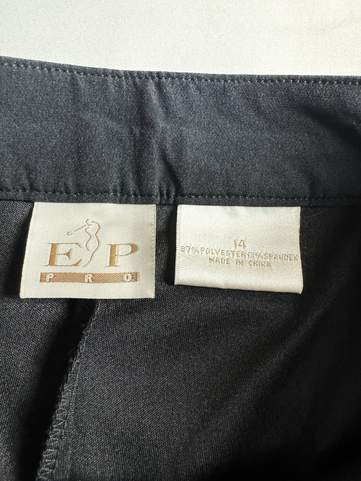 E.P. Pro Tour Tech Women’s Golf Skirt Skort Black Sz 14. (B.125)