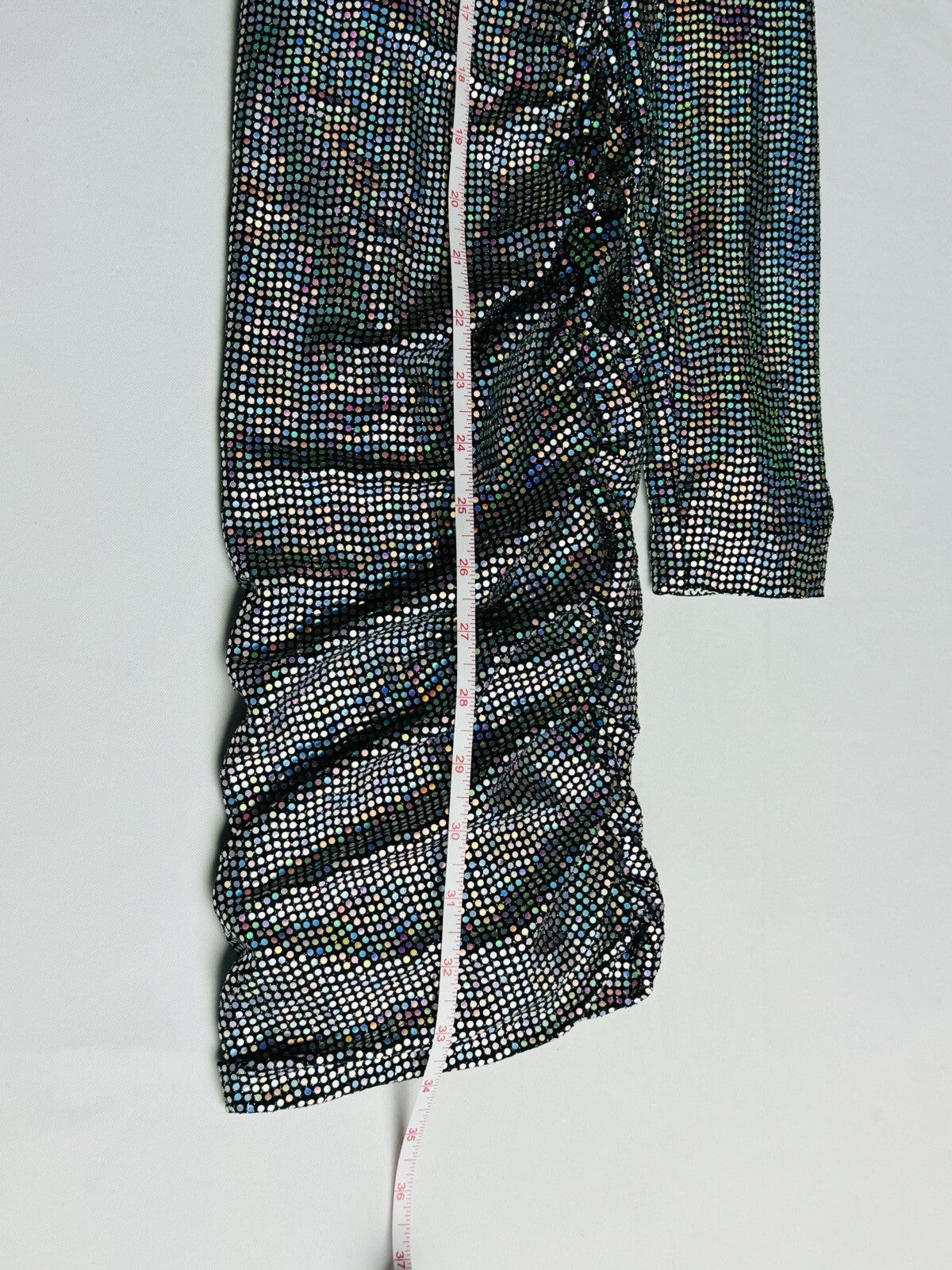 Rose Velvet Women’s Silver Sequins Sz S  (71)