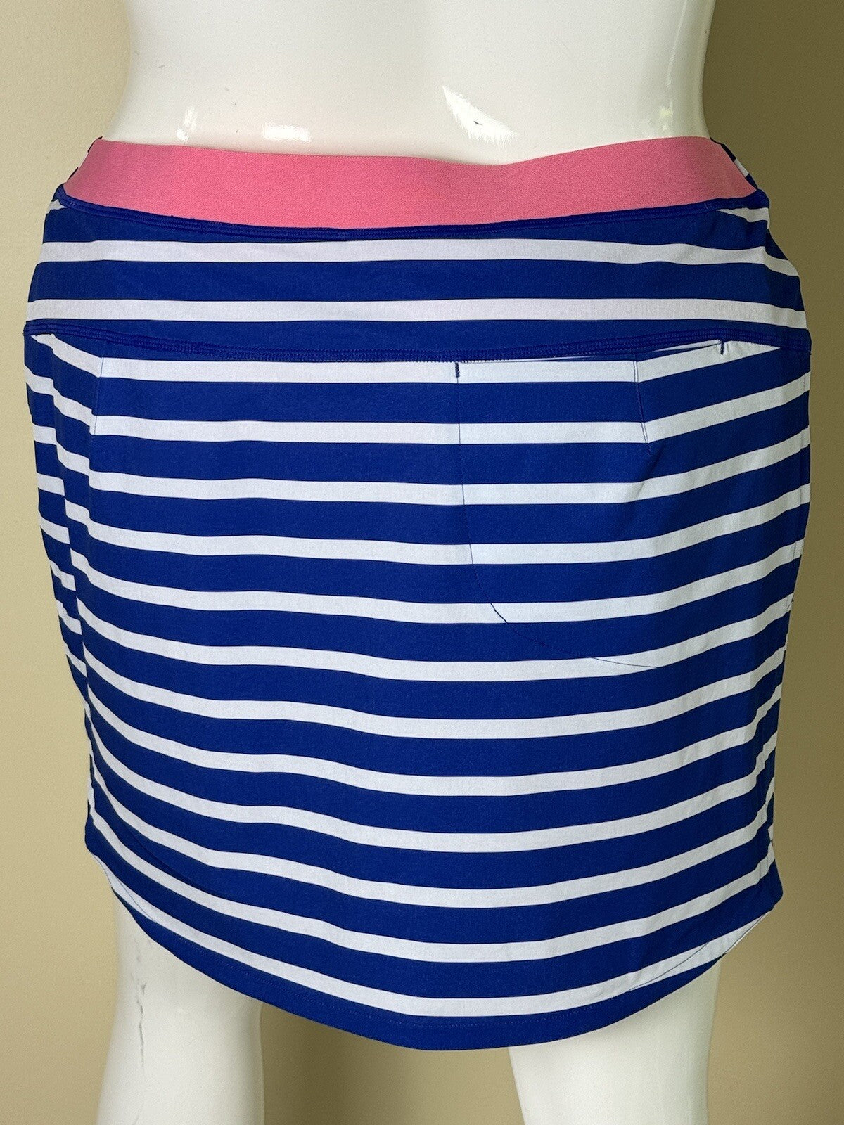 $148 Ralph Lauren RLX Golf Women’s Skirt Striped Skort Sz XL. (B.58)