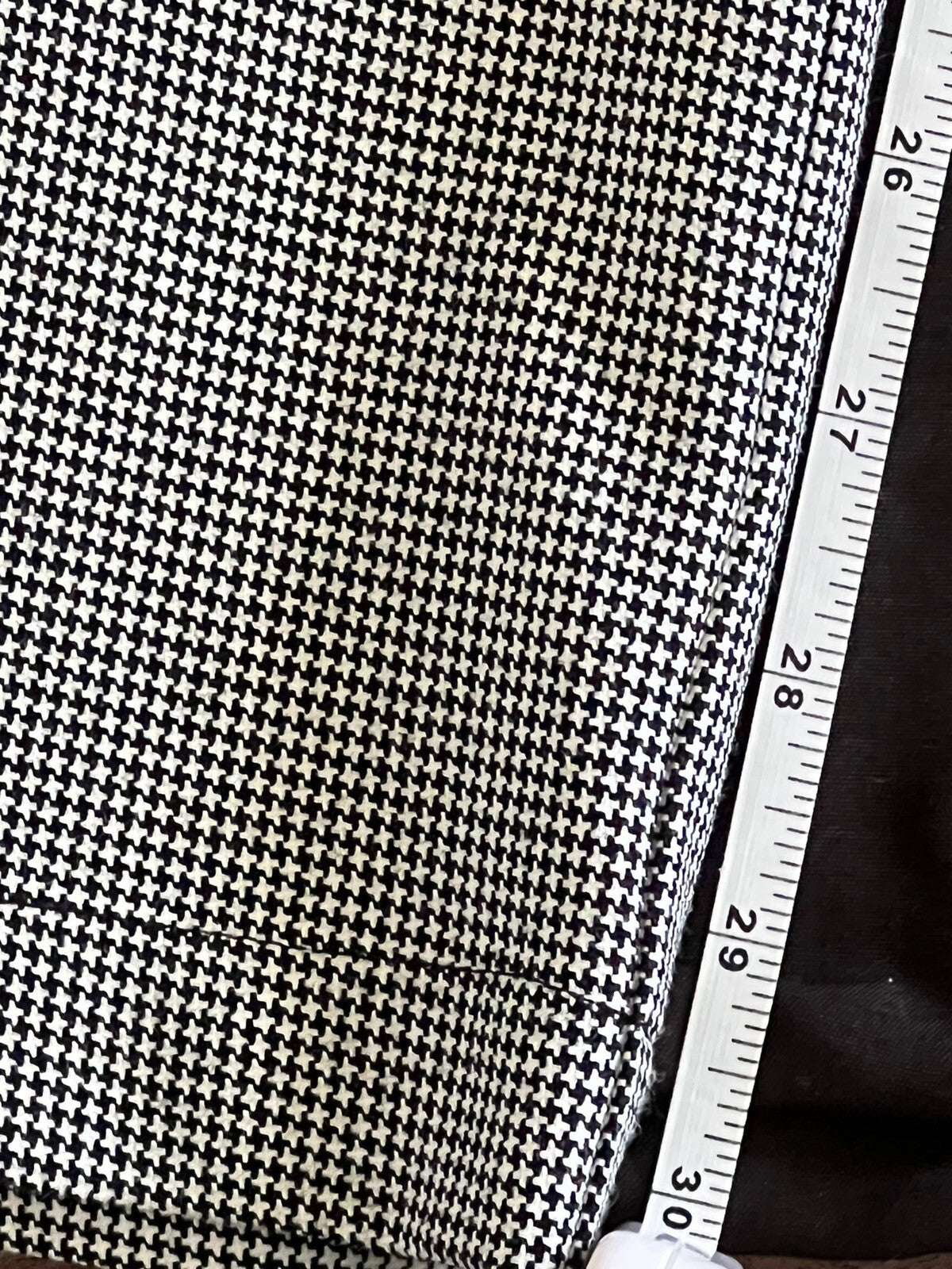 Lizzie Driver Women’s Houndstooth Golf Pants Sz 6 Black White Checks Pattern