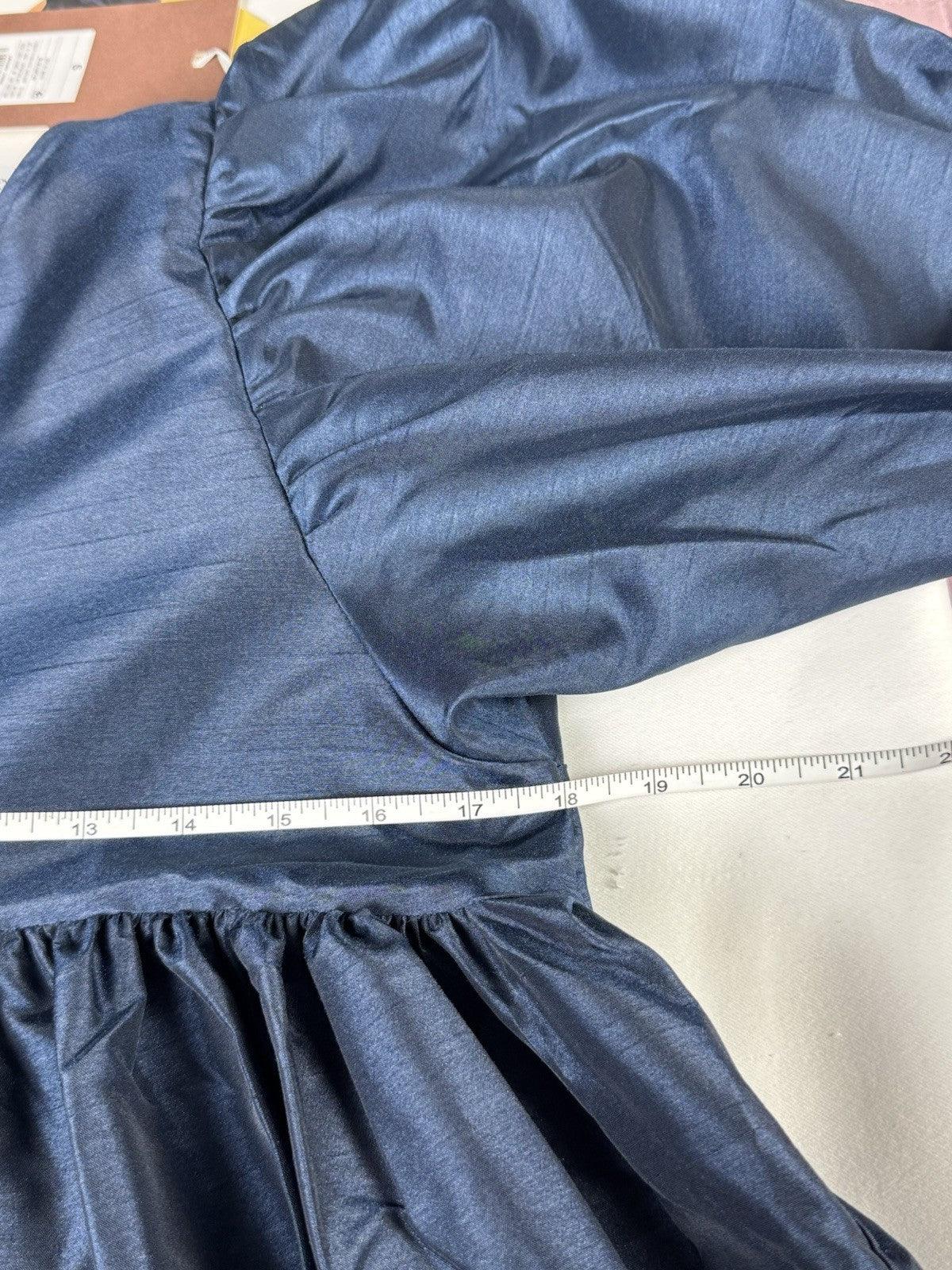 Kika Vargas Women’s Navy Fit & Flared Dress Size S.    (B.177)