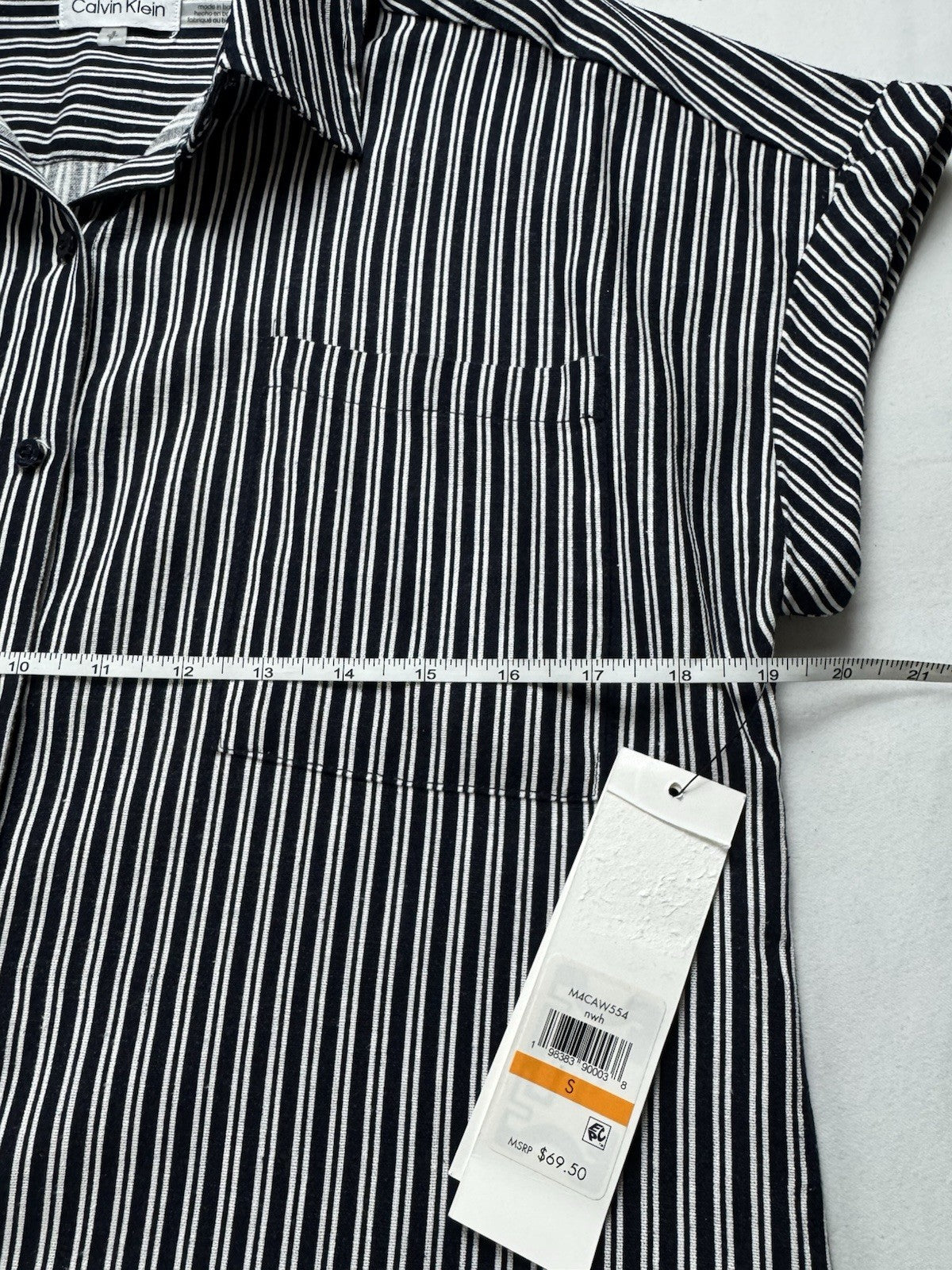 $69 CALVIN KLEIN Sleeveless Blouse Women’s Size S  (B.150)